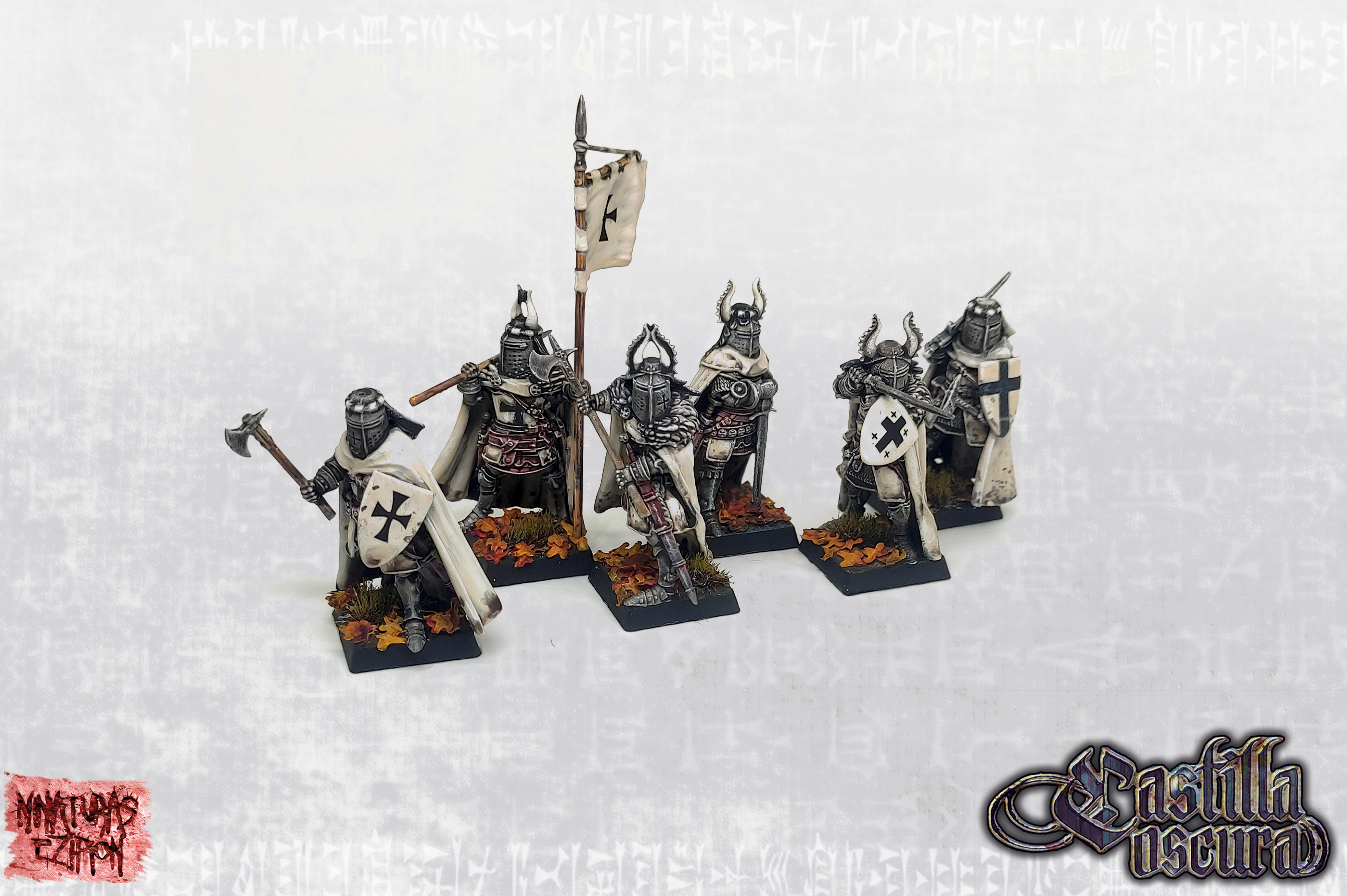 "Late Crusader Knights on Foot with Great Helms - Teutonic Version" - CORE UNIT