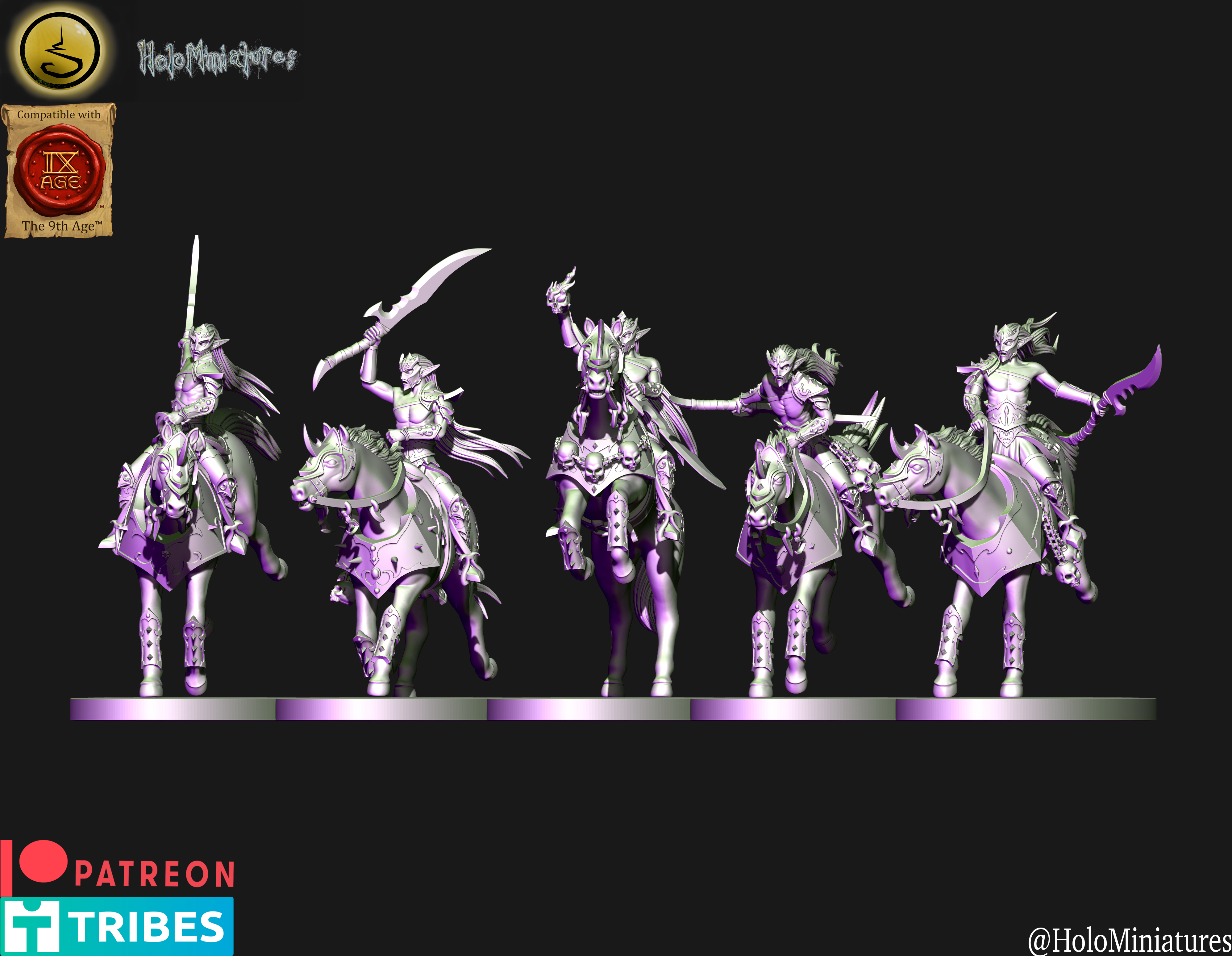 Dark elves Dread Acolytes unit (elf)