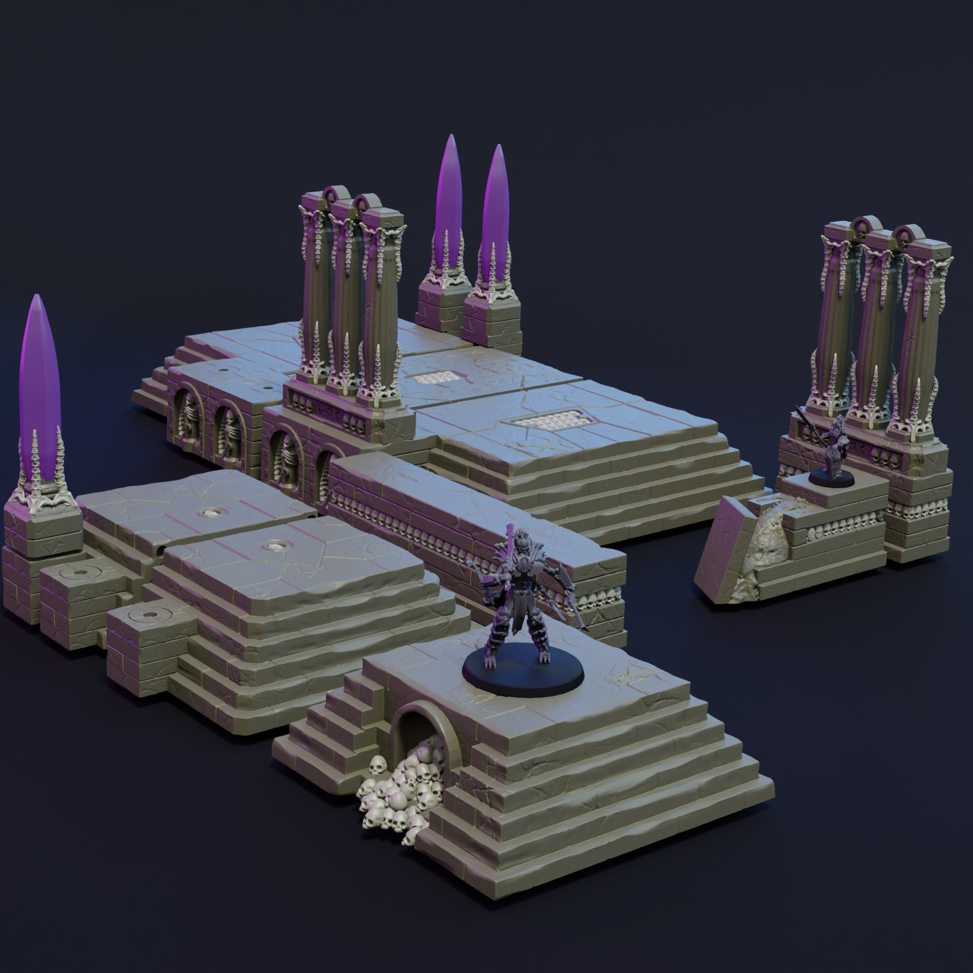 Living Necropolis - fantasy FDM terrain