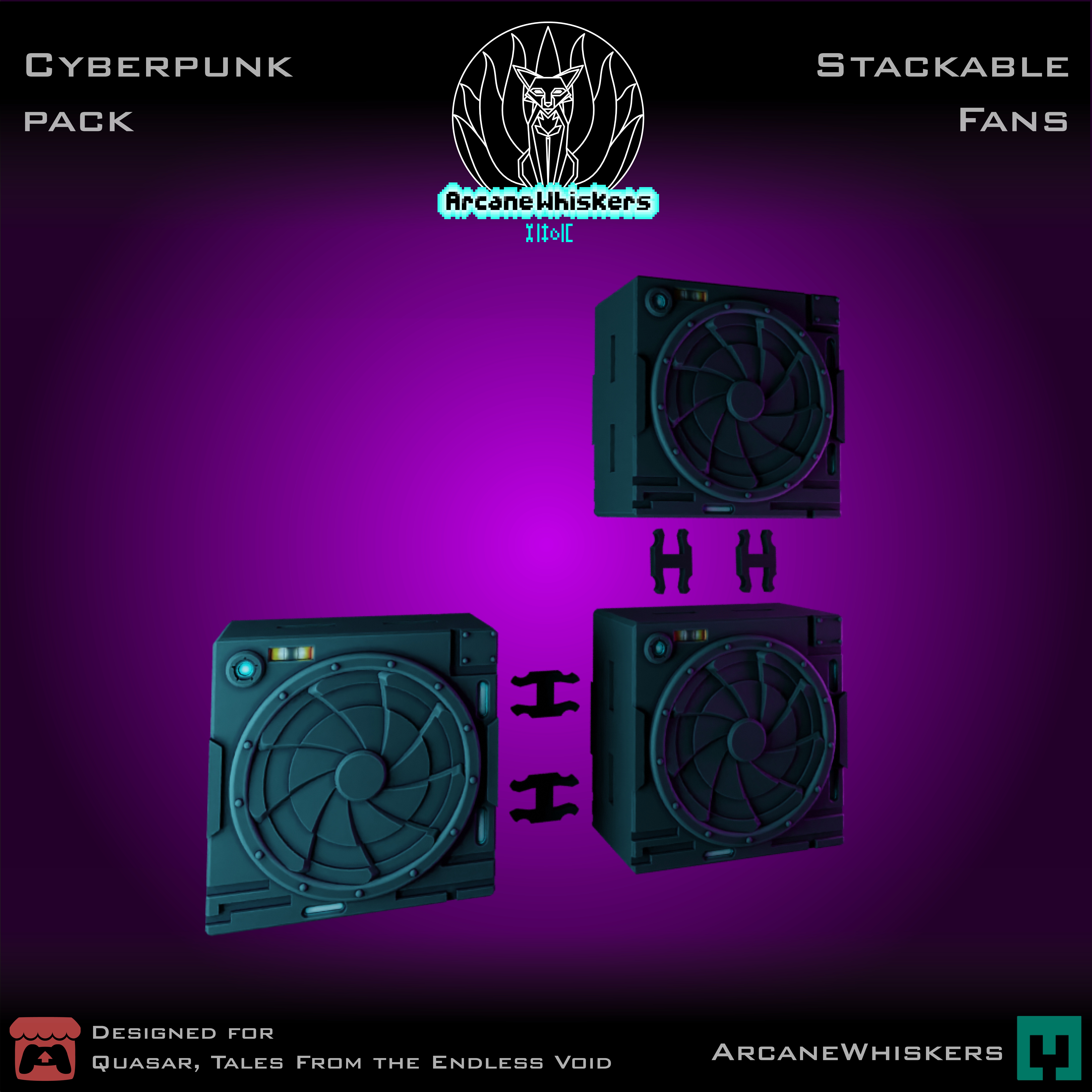 Stackable fans