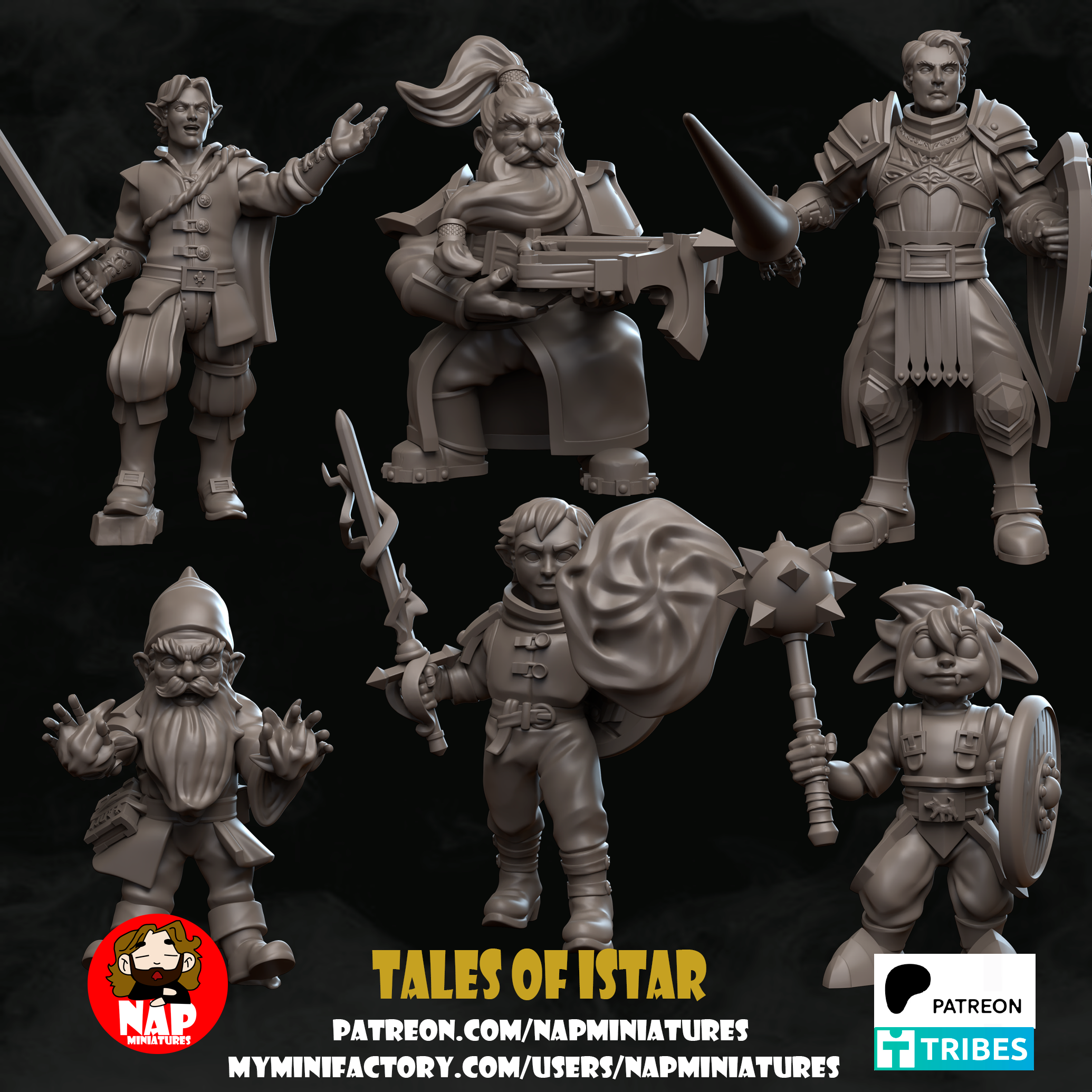 Nap Miniatures - July Release - Tales Of Istar