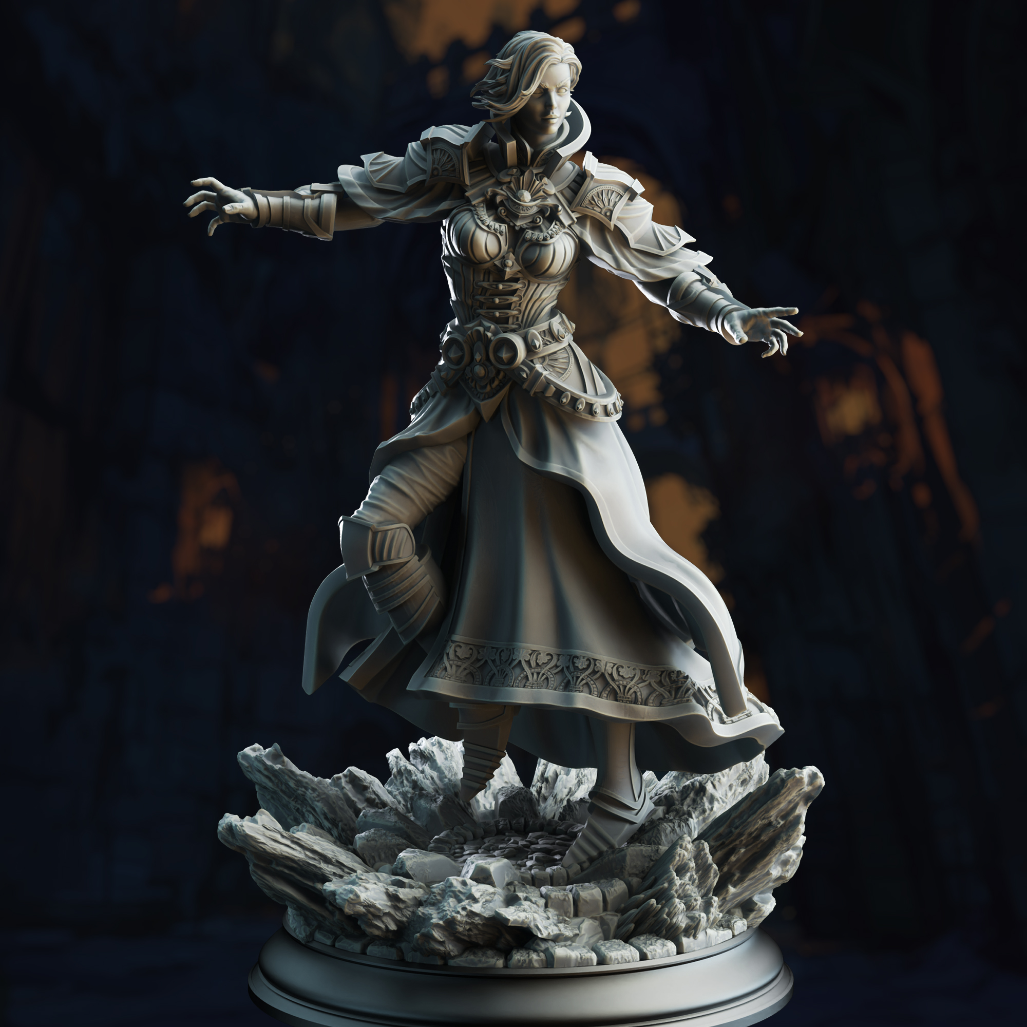 Psionic Mindweaver Seer - Violet