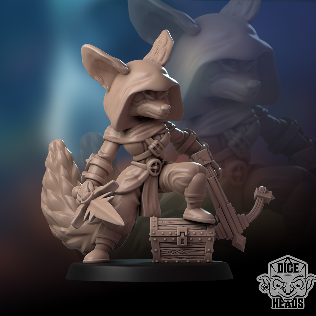 Fennec Fox Rogue (pre-supported included)