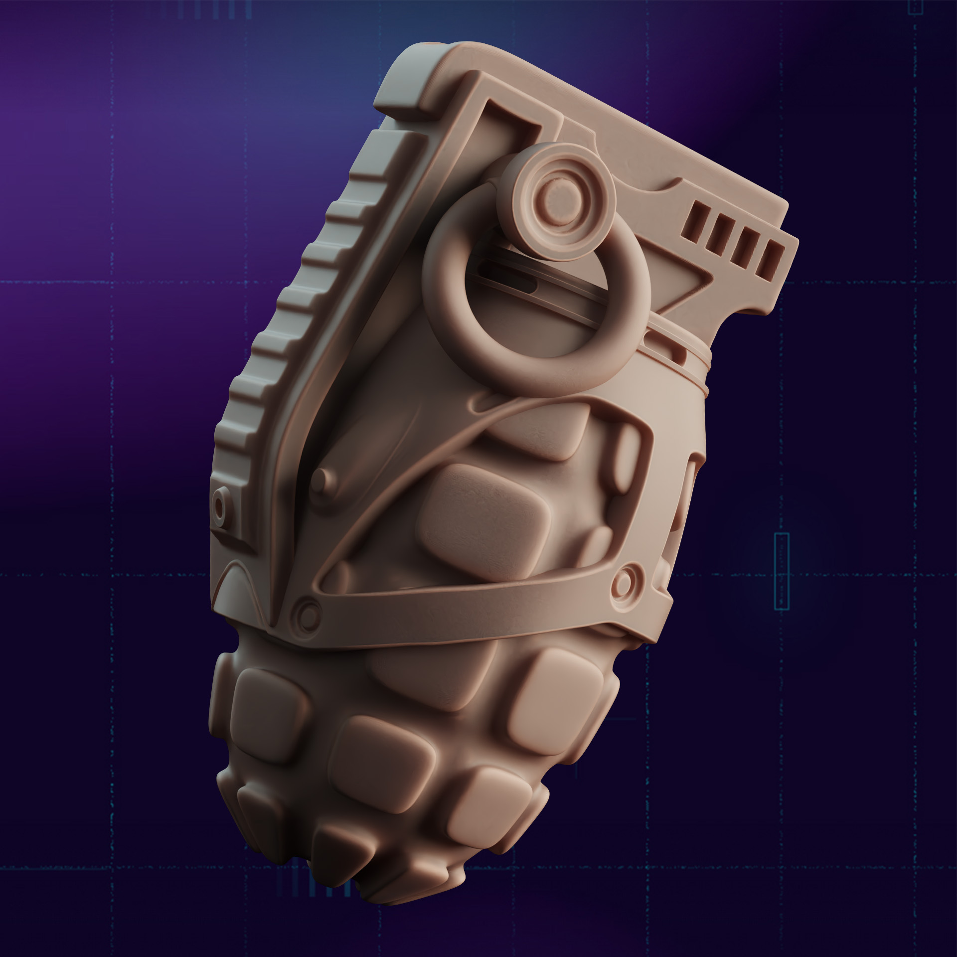 Cyberpunk Prop - Boombox's Bodacious Frag Grenades