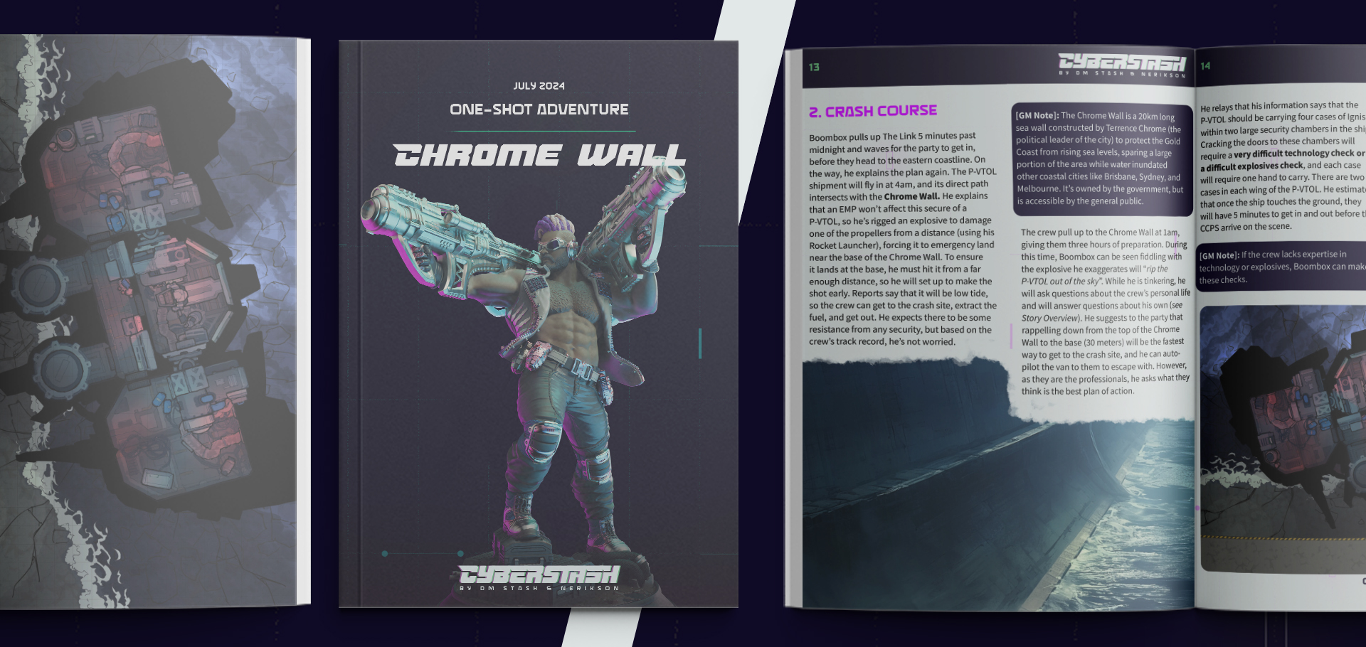 Cyberstash One Shot - The Chrome Wall