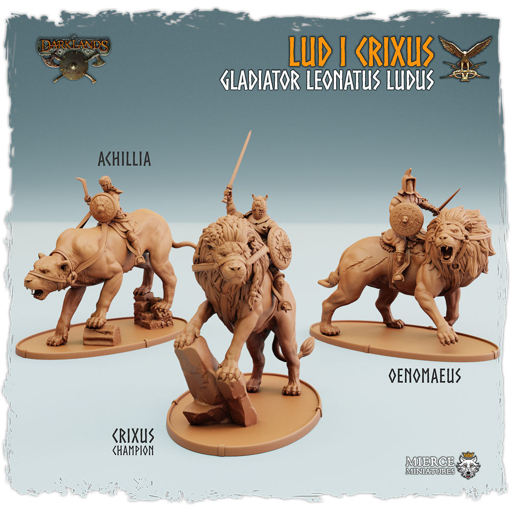 Byzantii Lud I Crixus, Gladiator Leonatus Ludus