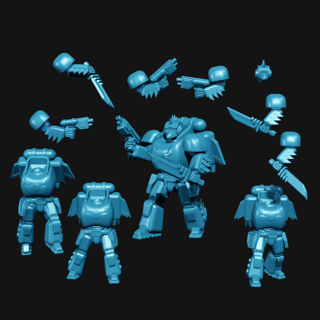 Ranger Roy's Rocketeers (Modular Kit)