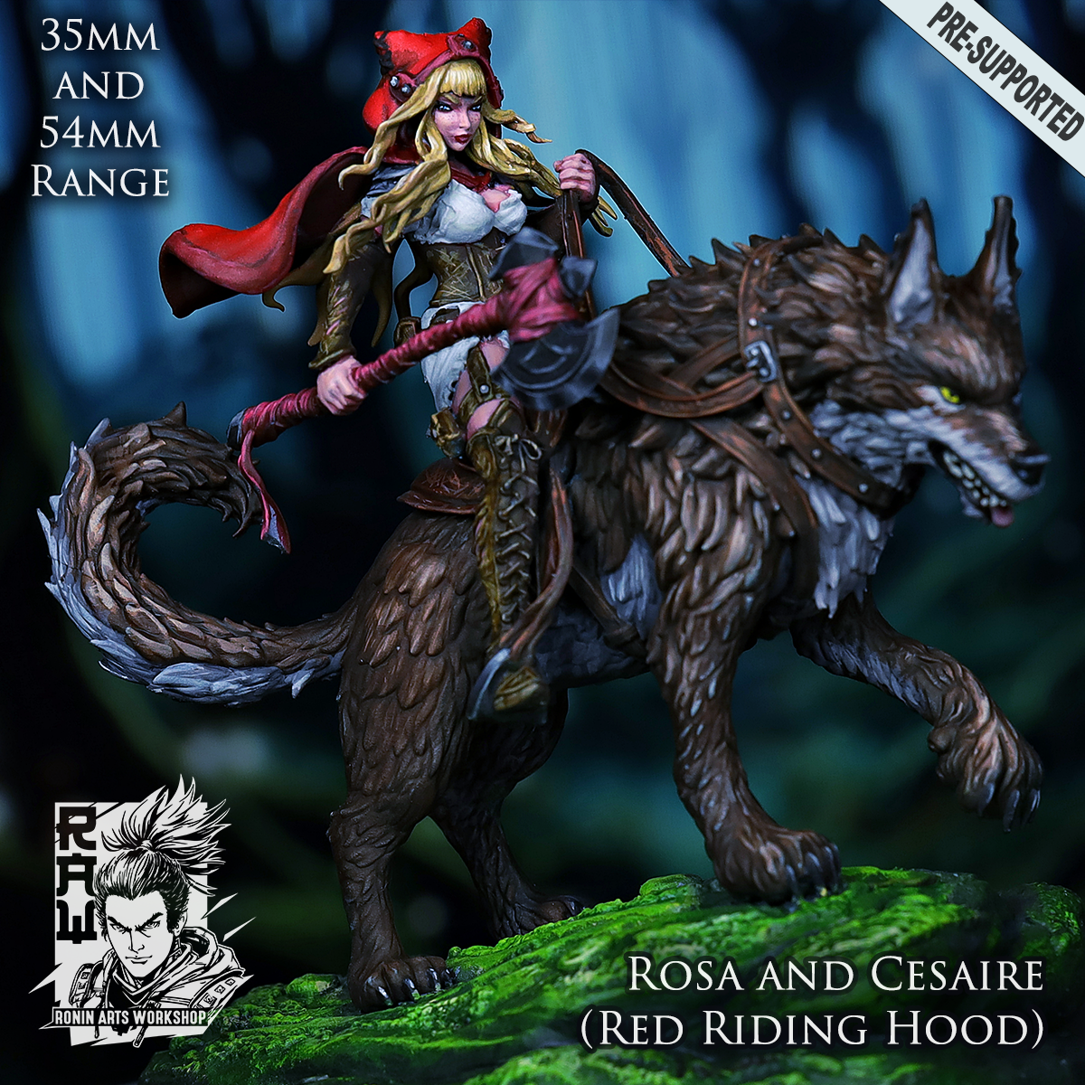 Rosa and Cesaire - Red Riding Hood and Wolf