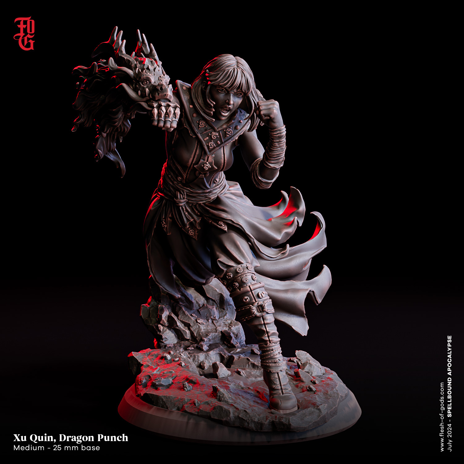 Xu Quin, Dragon Punch (Human Monk)