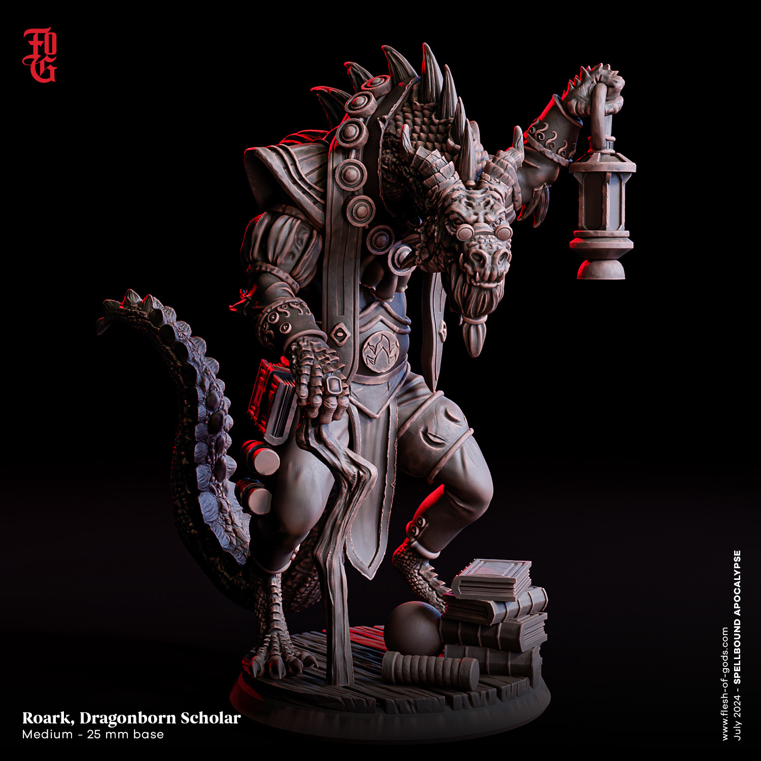 Roark, Dragonborn Scholar