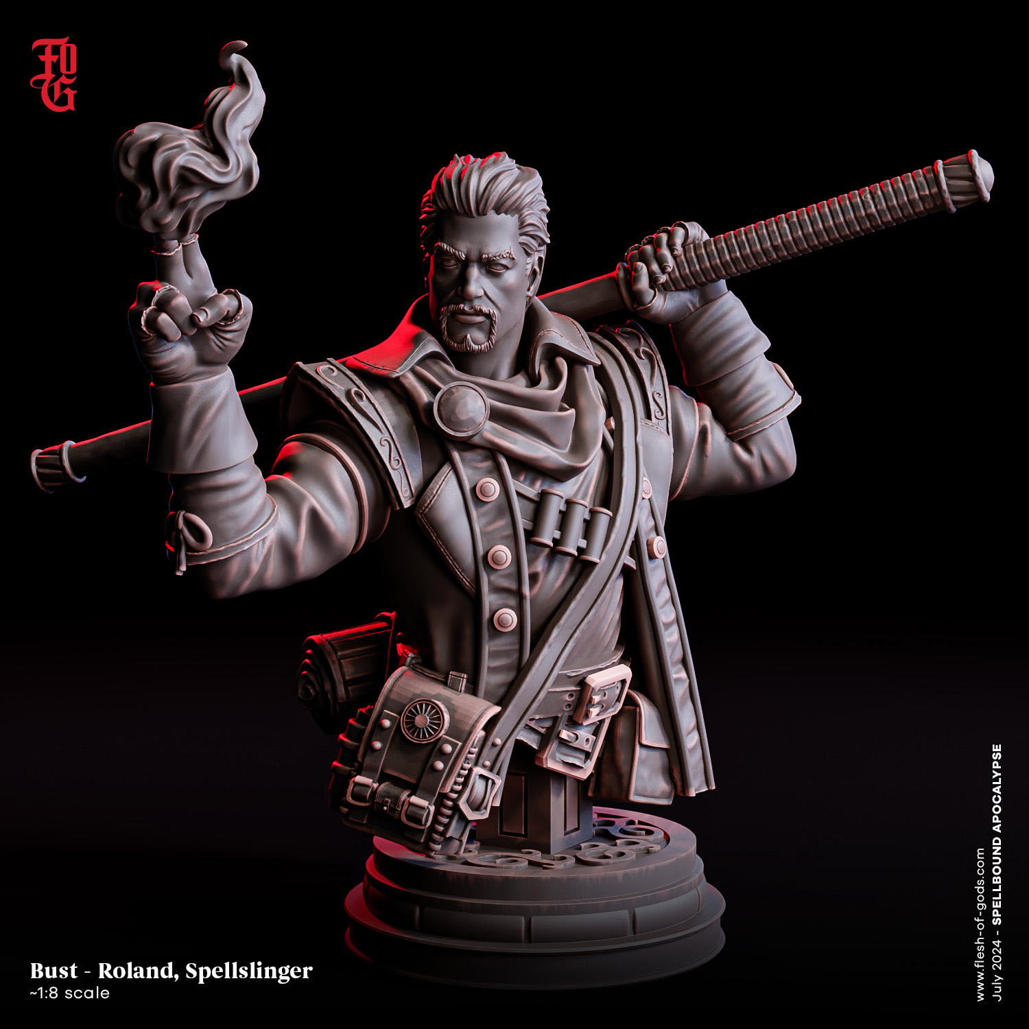 Roland, Spellslinger (Human Sorcerer) - Bust