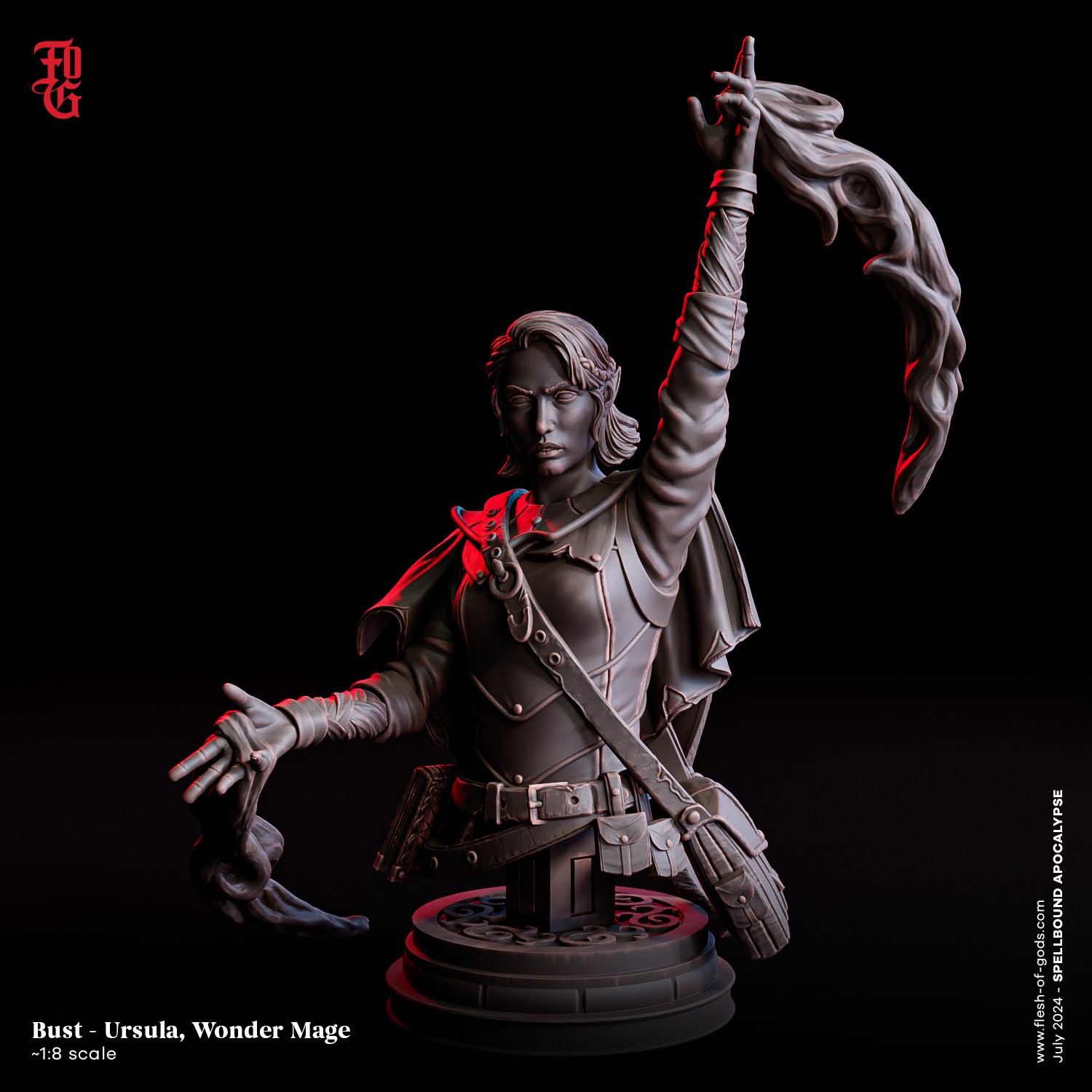 Ursula, Wonder Mage (Elf Wizard) - Bust