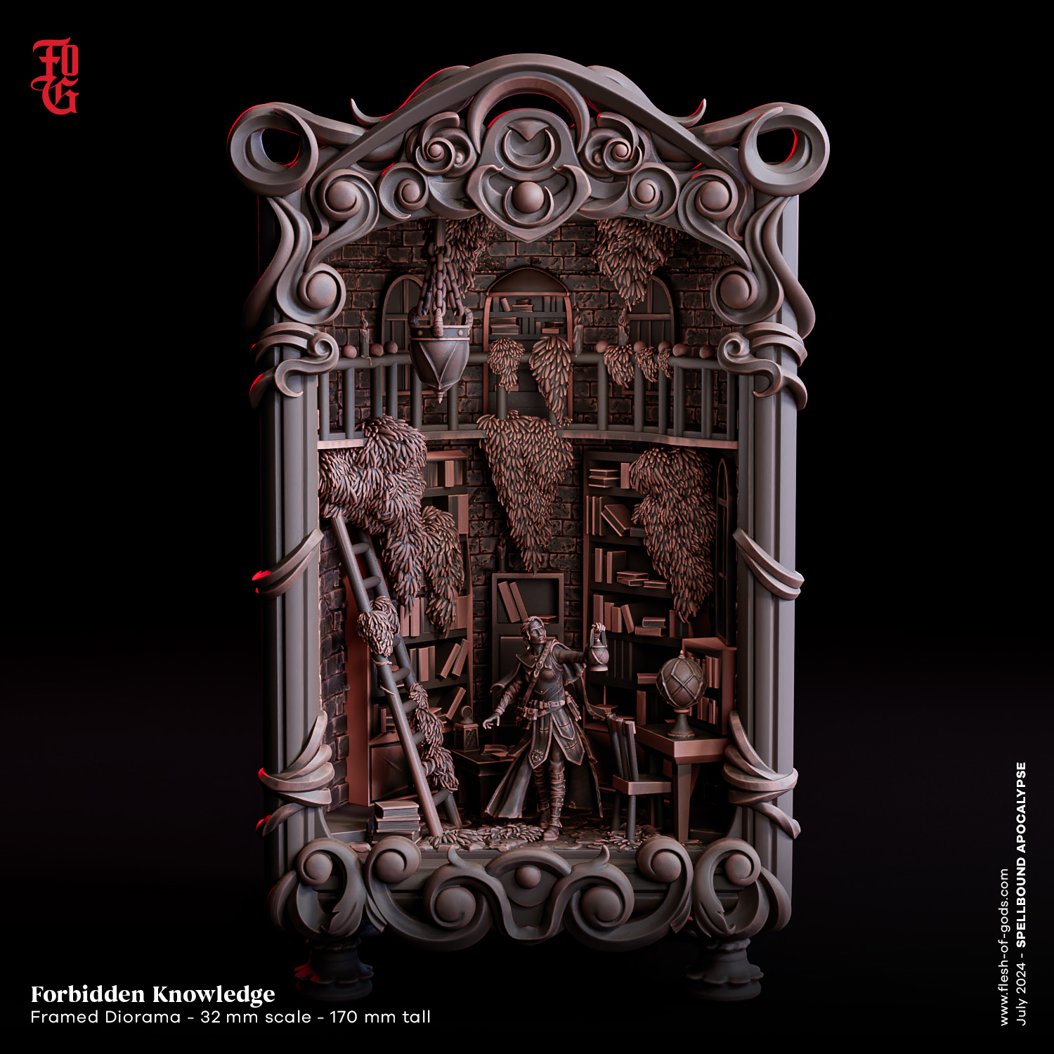 Framed Diorama - Forbidden Knowledge