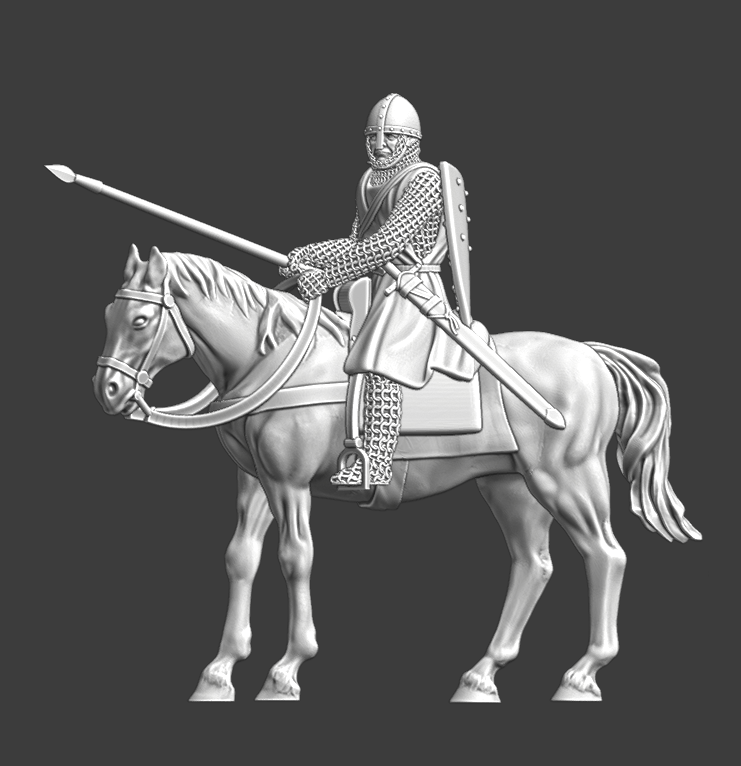 Mounted Norman Knight - With spear