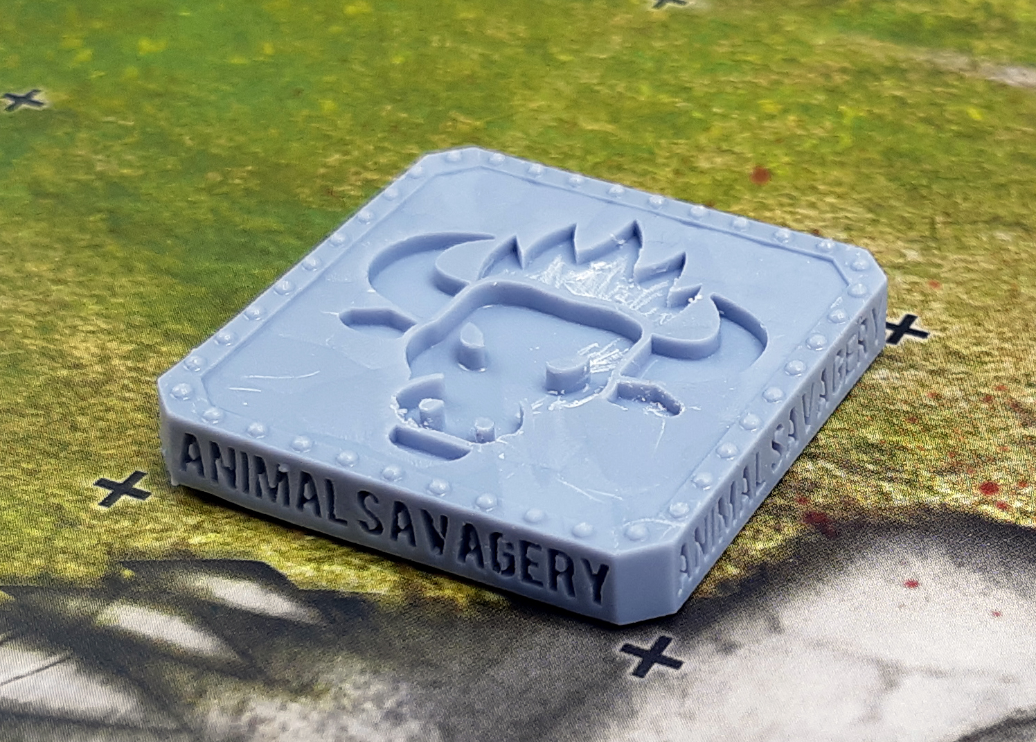 Animal Savagery Blood Bowl Status Tile Token