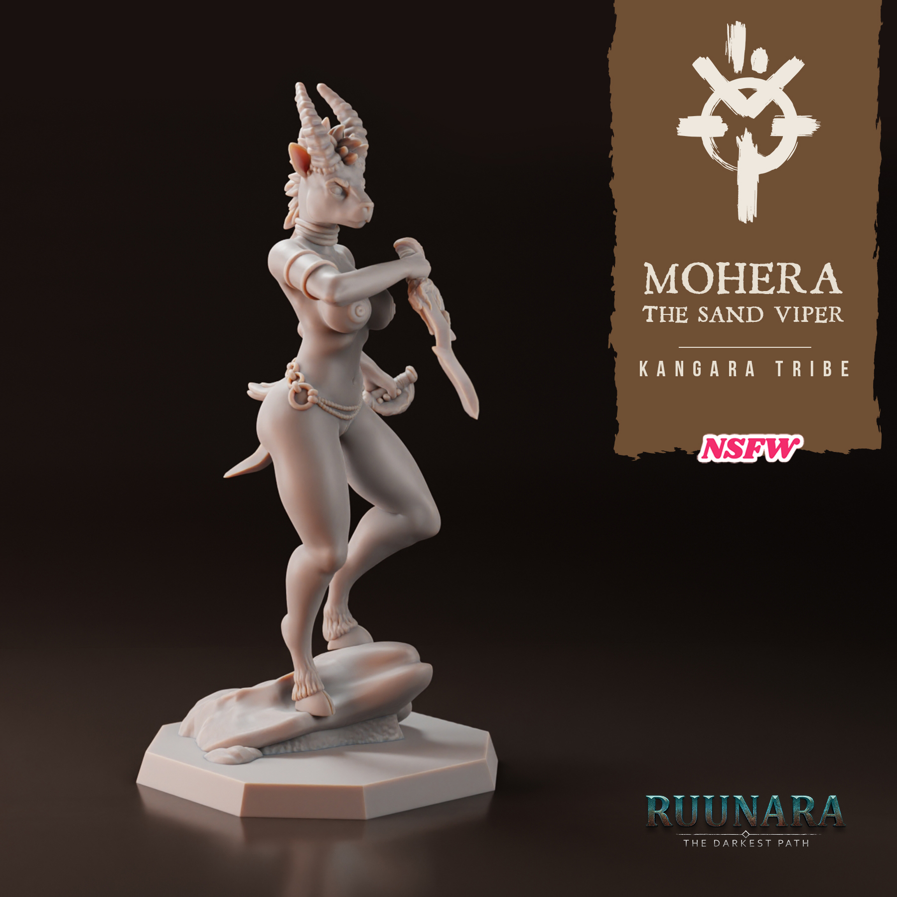 NSFW RUUNARA - Mohera, the Sand Viper