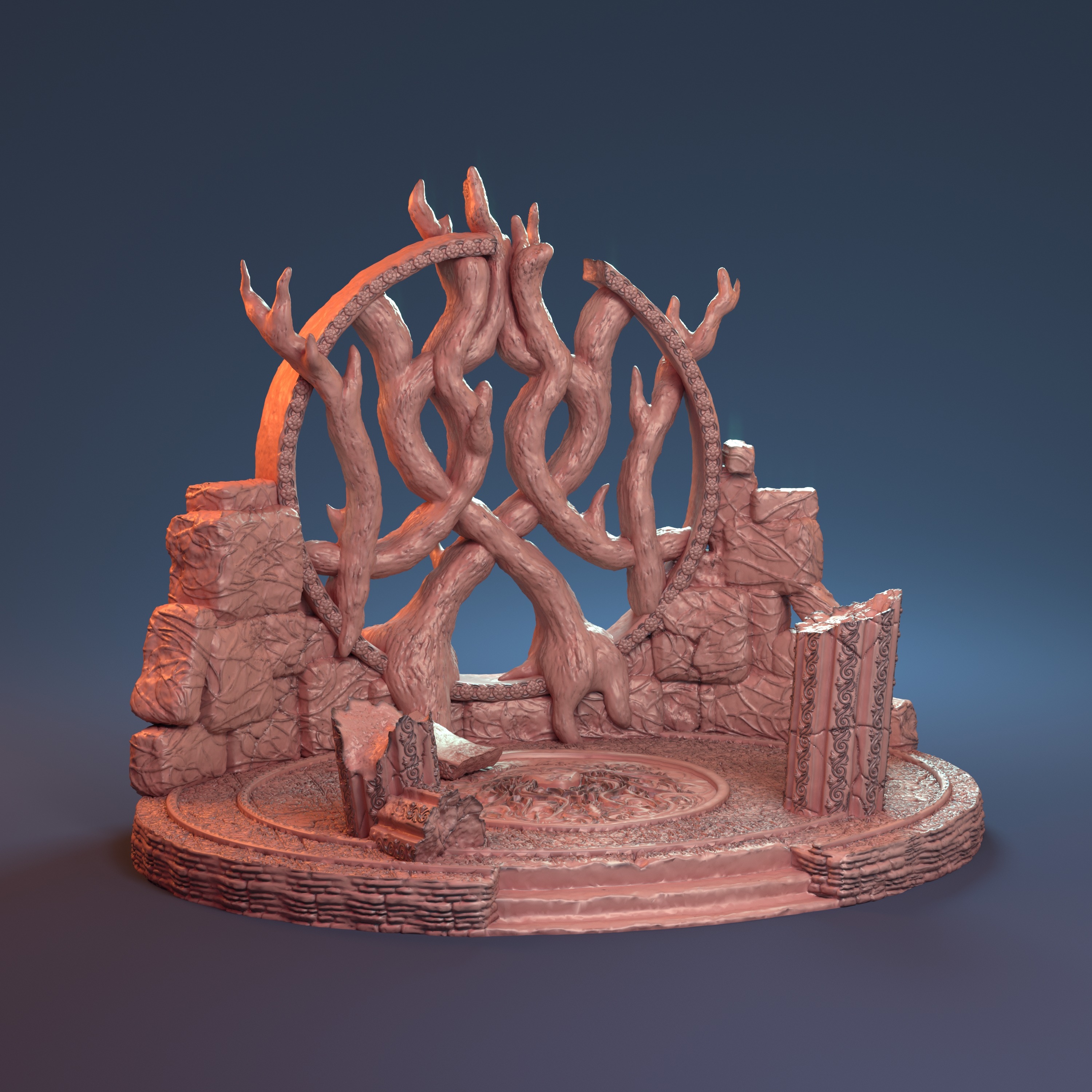Wild Legacies of Asherton terrain - Sacred Hall