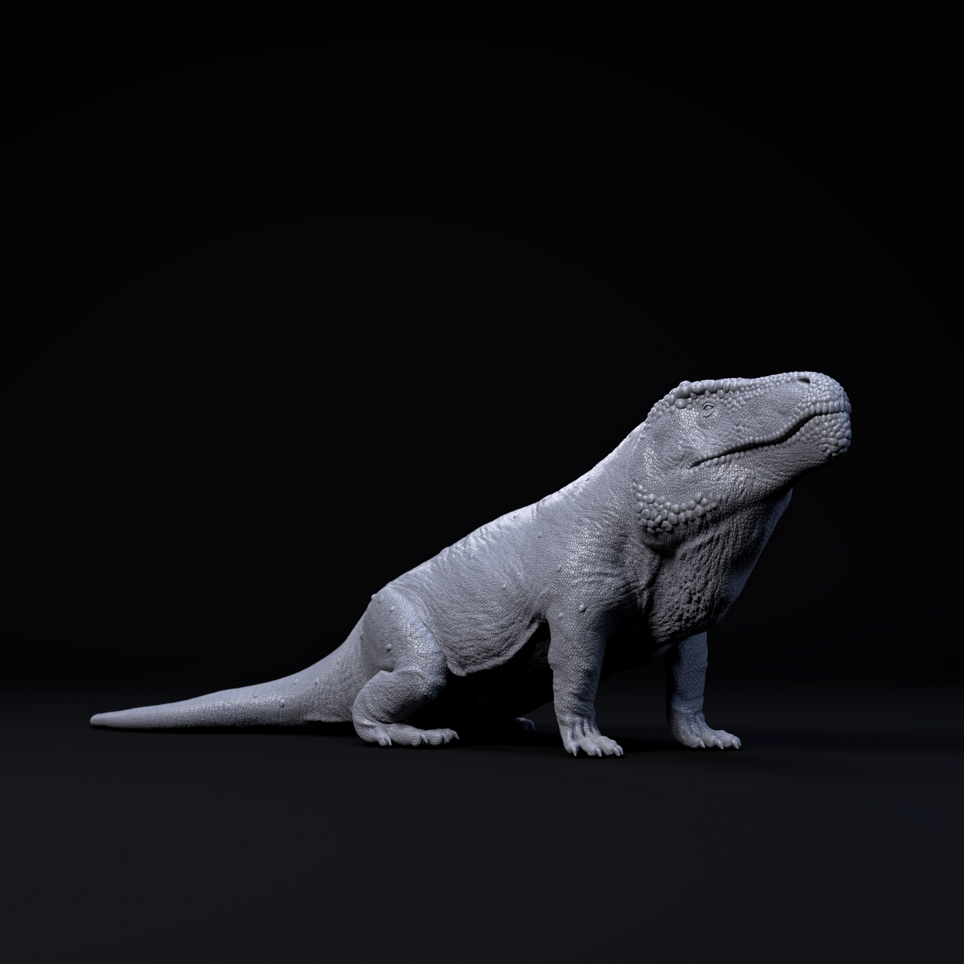 Erythrosuchus resting 1-35 scale pre-supported