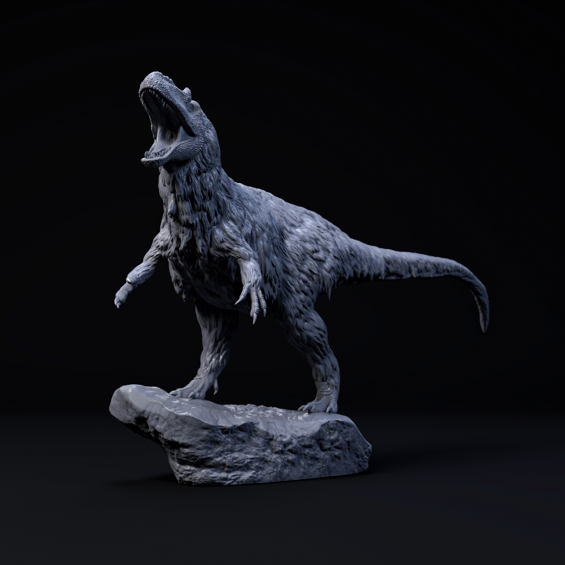 Yutyrannus Huali roar 1-35 scale pre-supported dinosaur