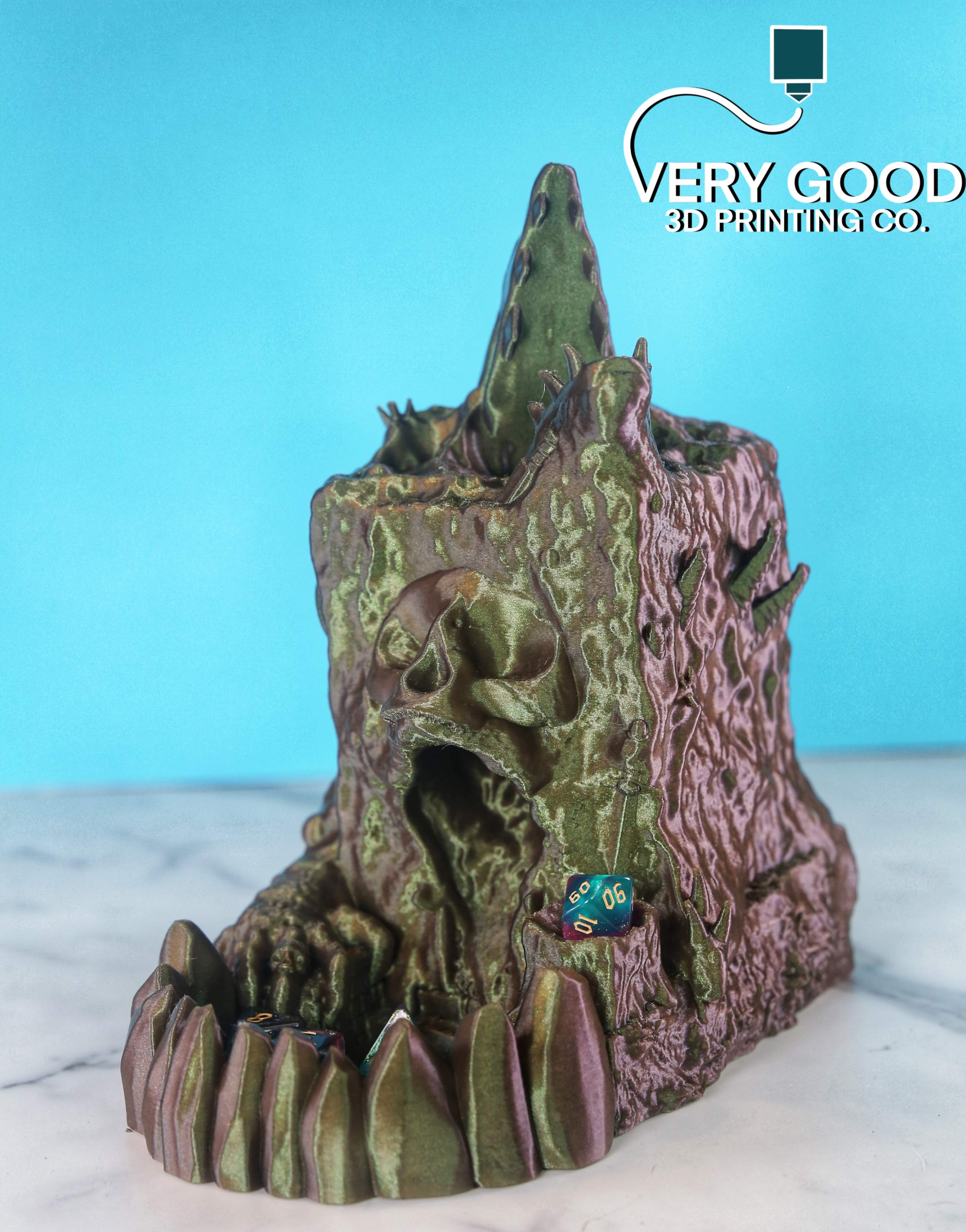 GARGANTUAN GELATINOUS CUBE DICE TOWER