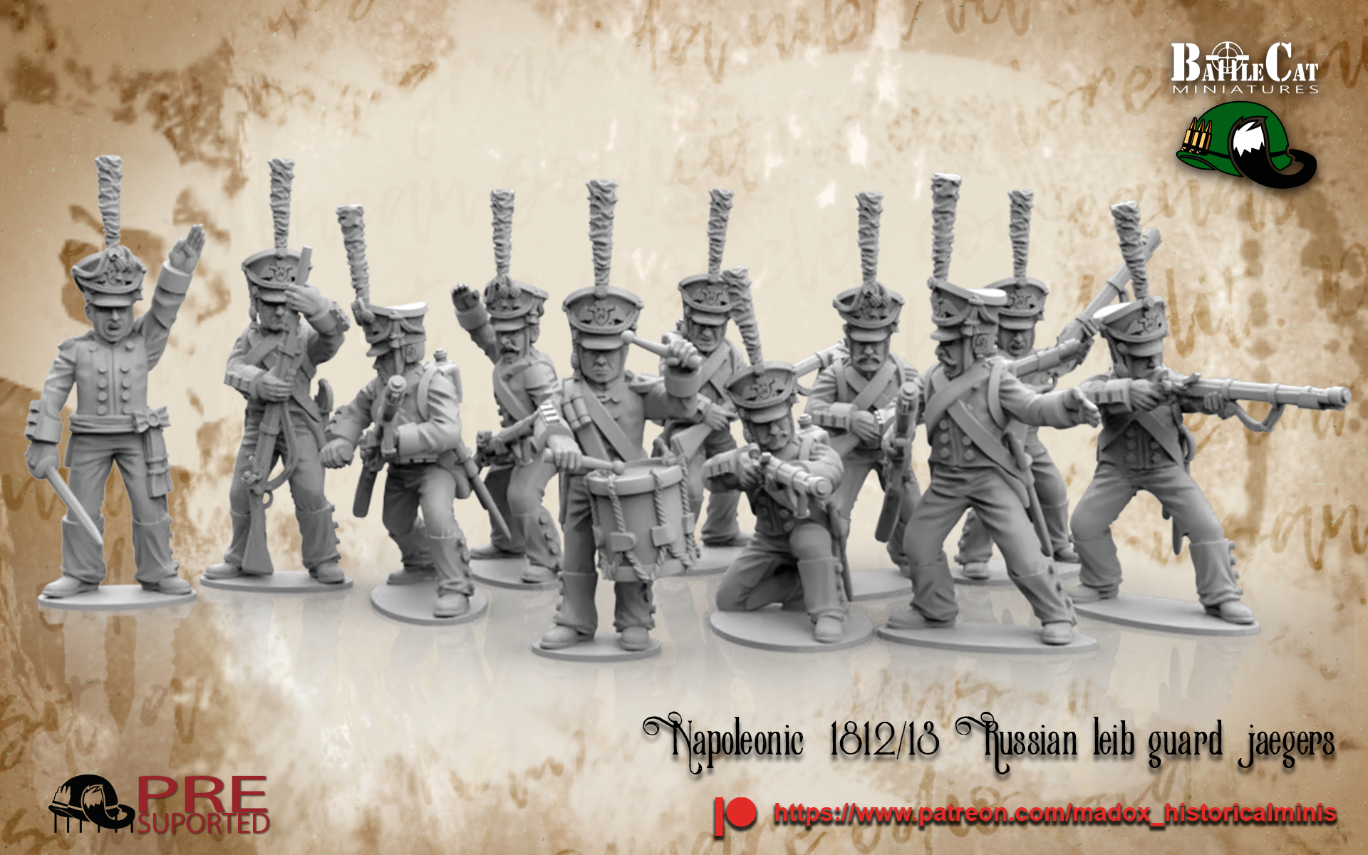 napoleonic 1812 Russian Leib guard jaegers