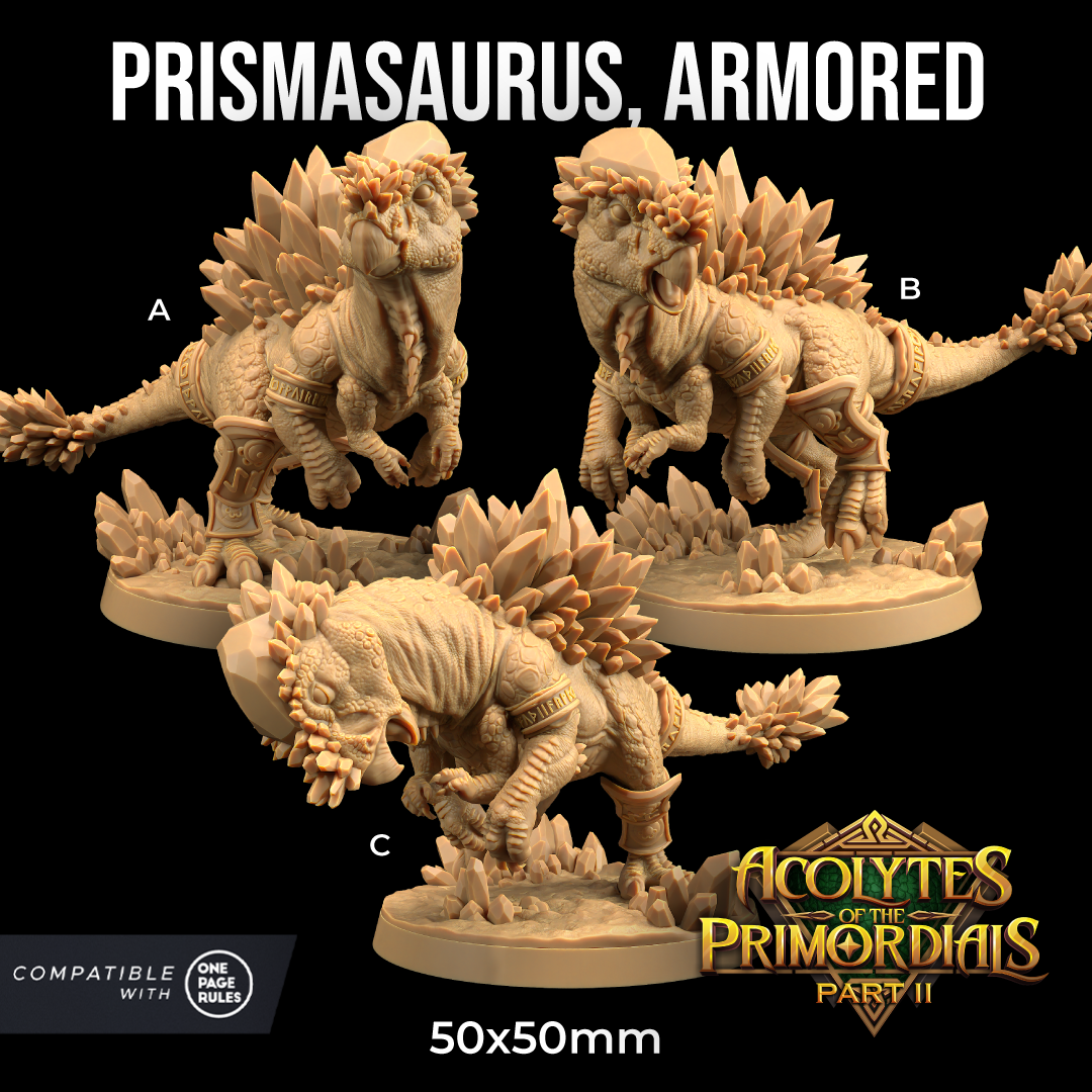 Prismasaurus Armored | PRESUPPORTED | Acolytes of The Primordials Pt. 2