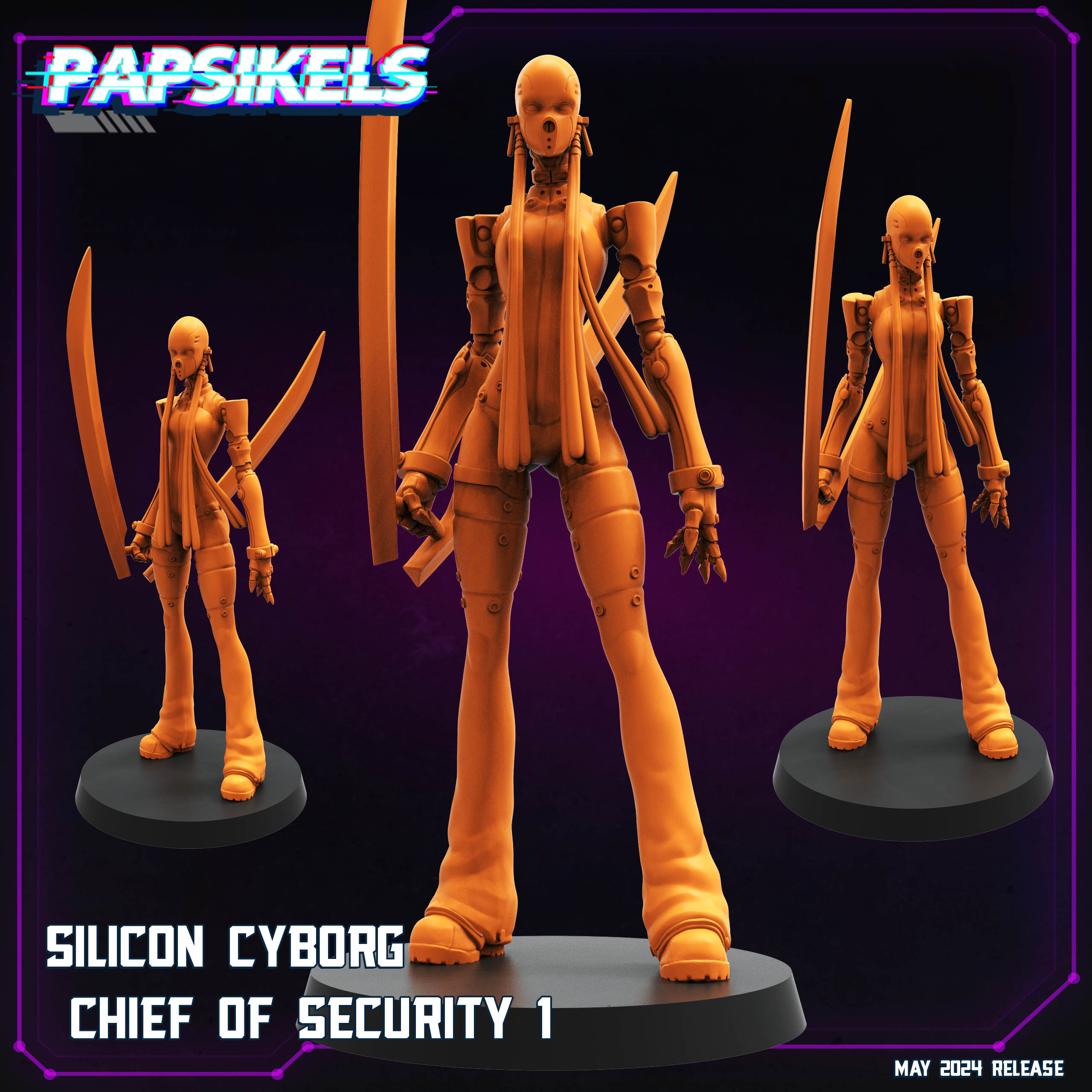 SILICON CYBORG CHIEF OF SECURITY 1
