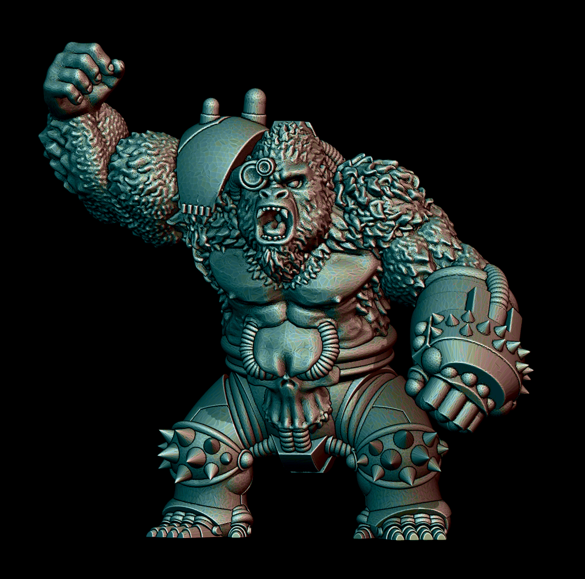 Haramborg - giant cyborg gorilla