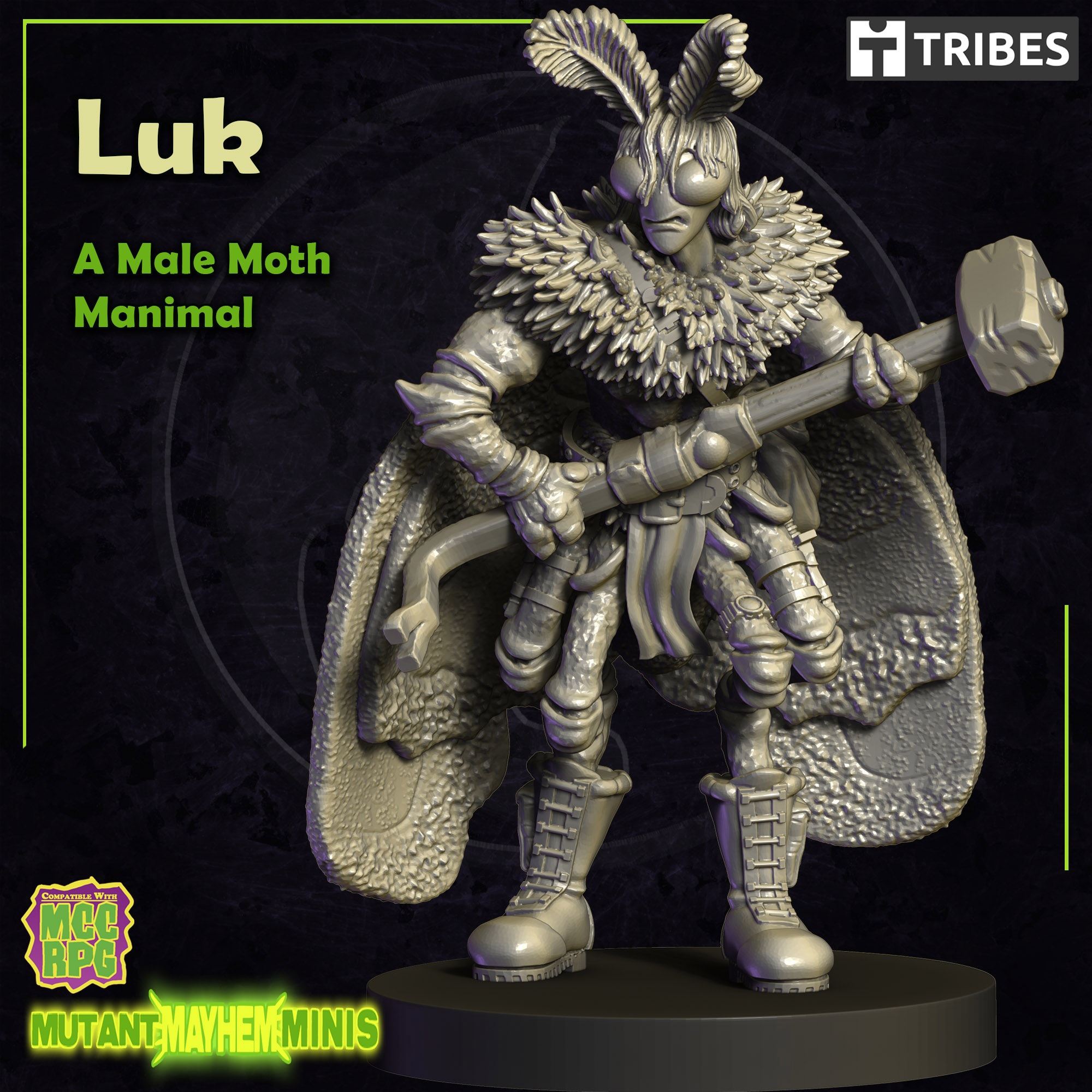 Luk - A Male Moth Manimal