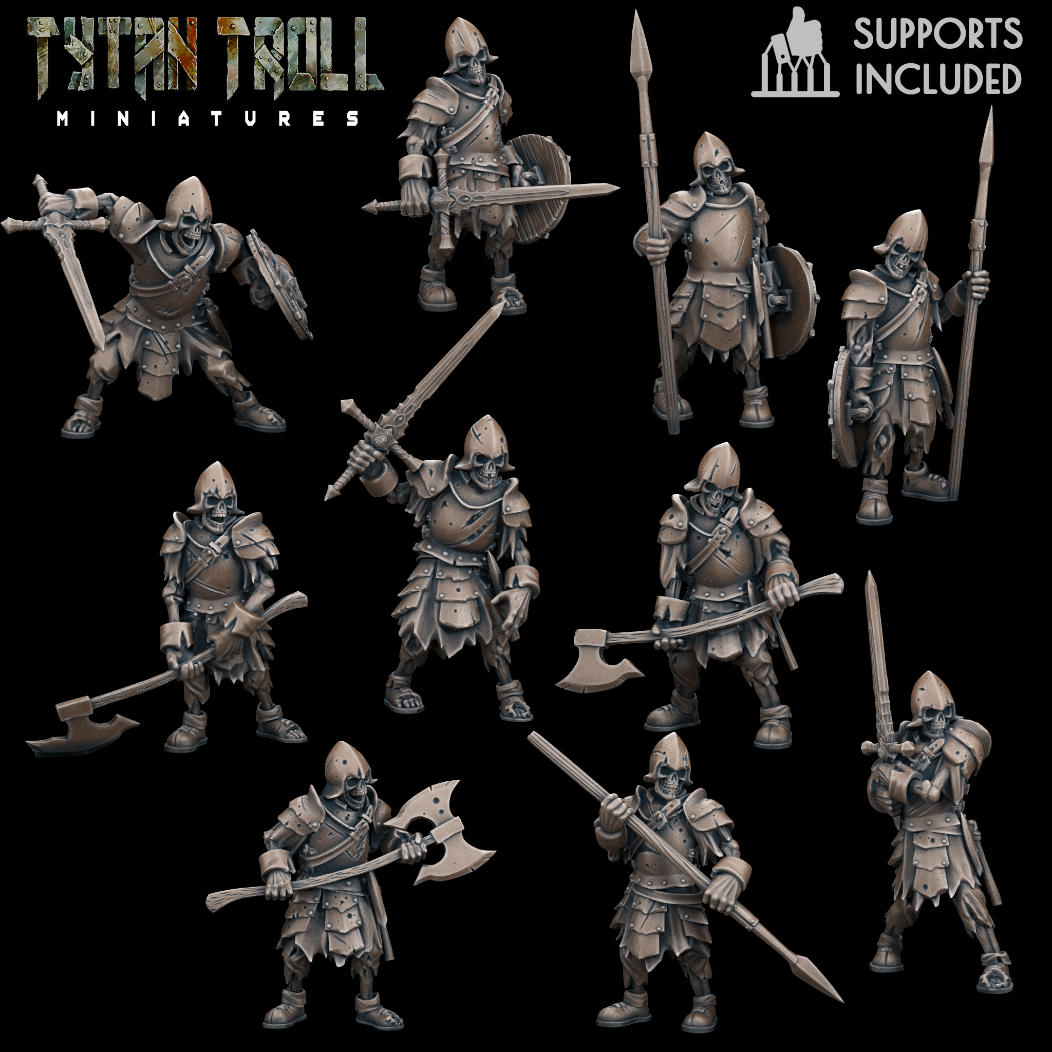 Skeleton Warrior Bundle [Pre-Supported]