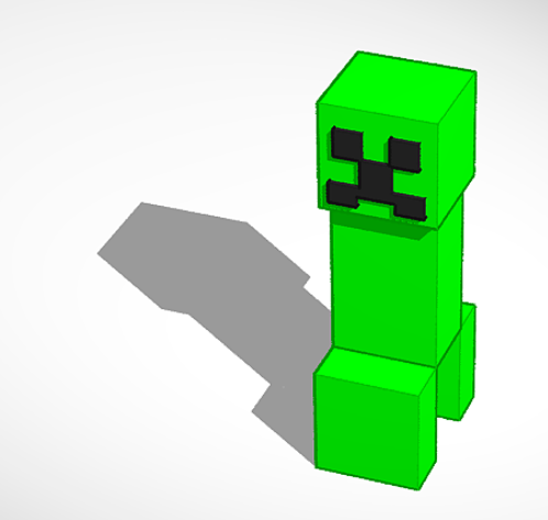 Minecraft Creeper 3D Model