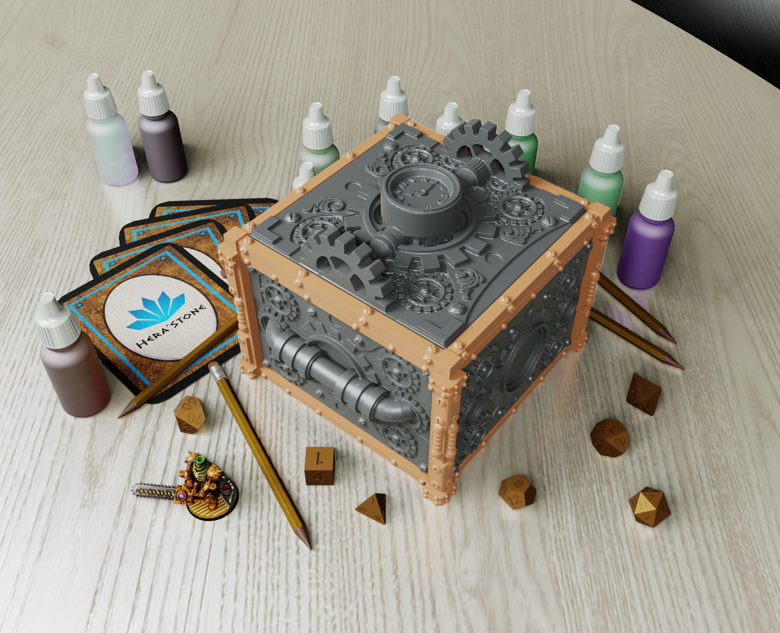 Steampunk organizer