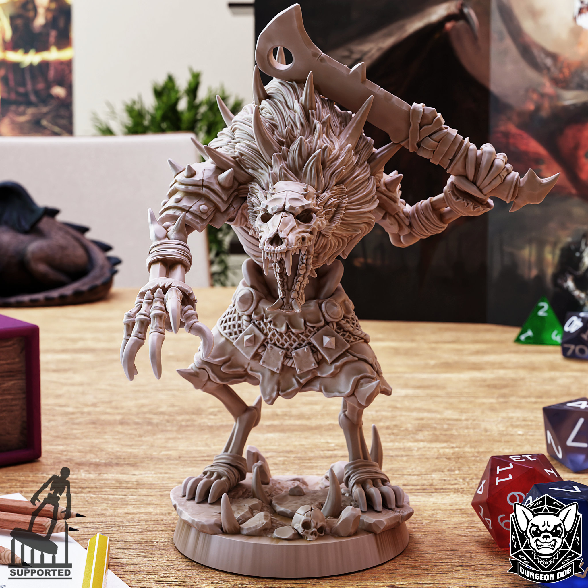 Gnoll Whiterling - B [Undead Gnoll Hyena, Skeleton Gnoll]