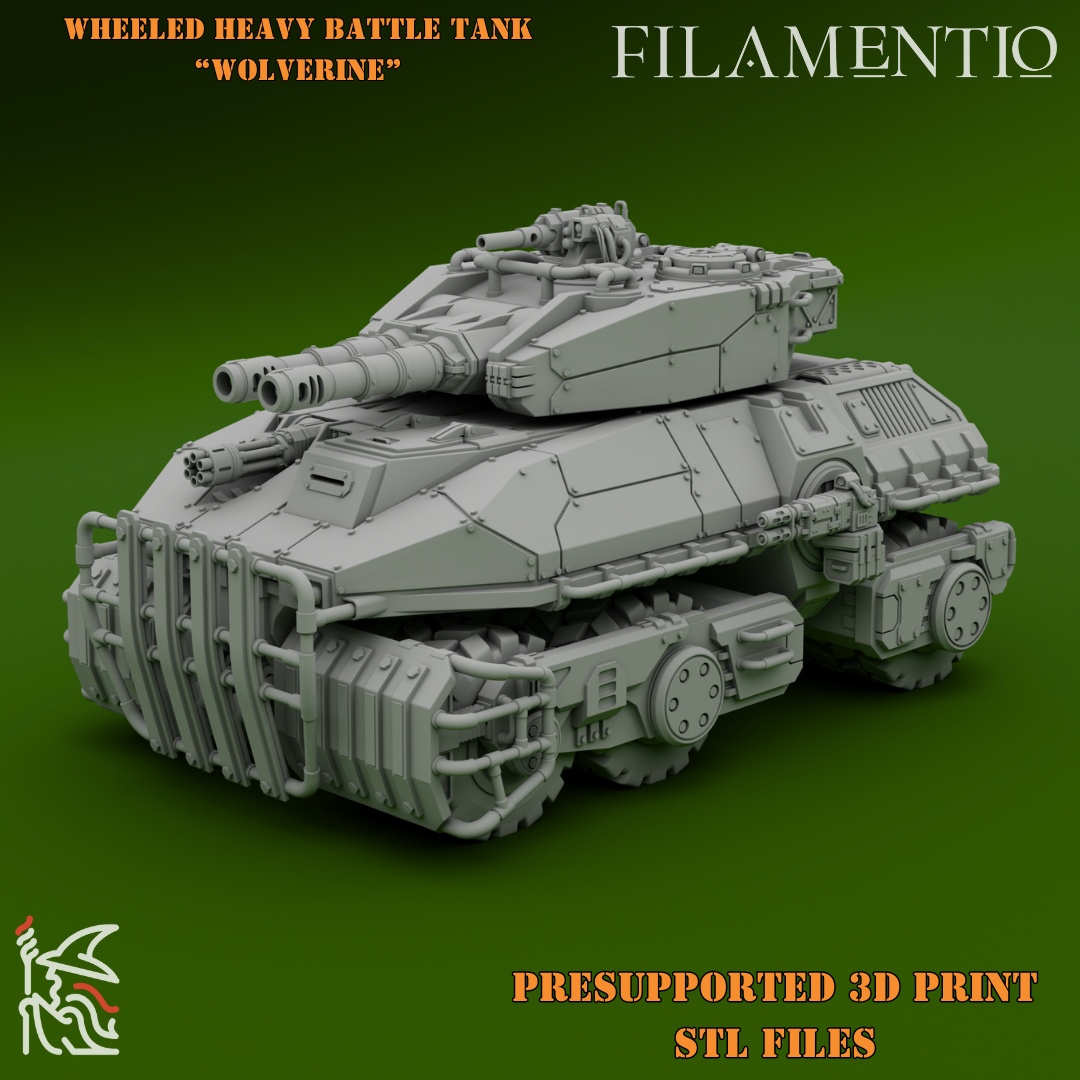 Wheeled Heavy Battle Tank "Wolverine"