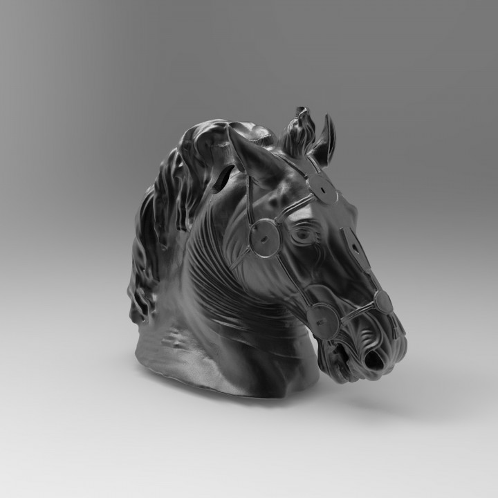 horse pendant STL