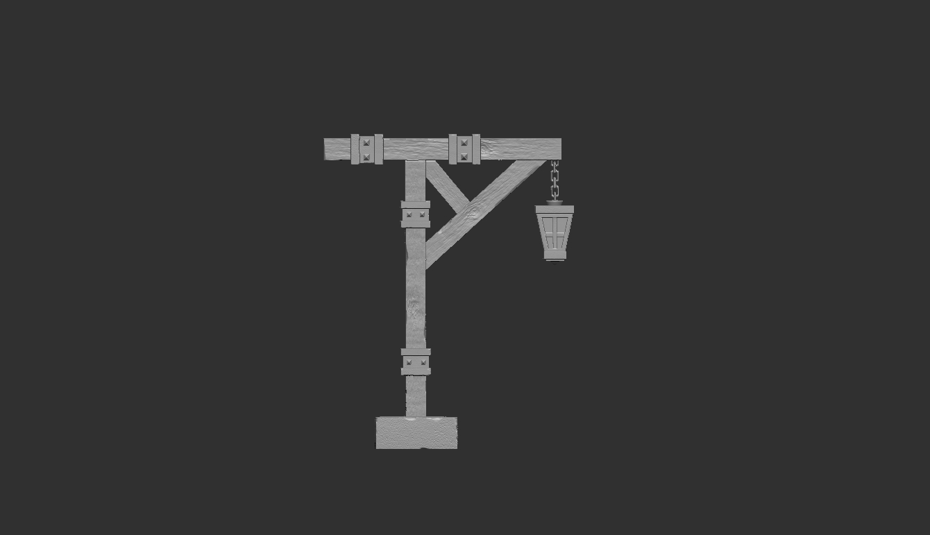 Medieval Lamppost