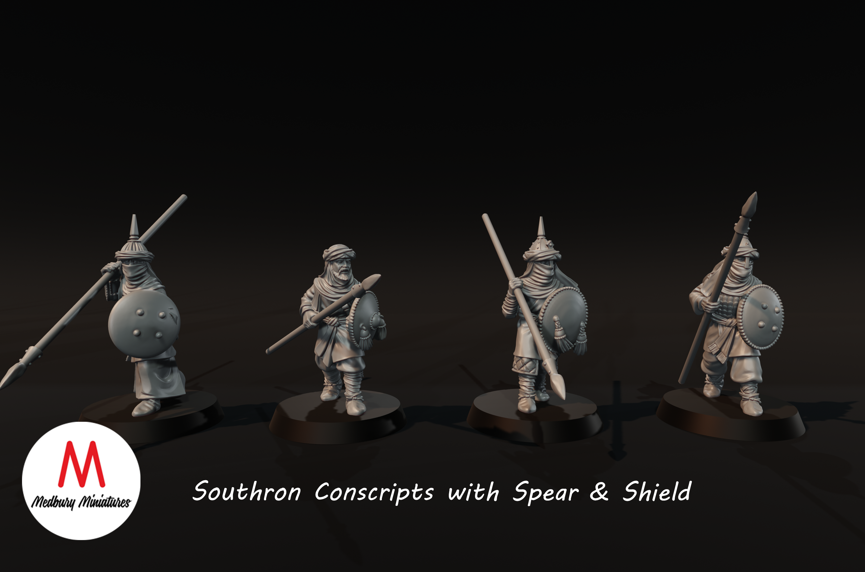 Southron Conscripts With Spear And Shield