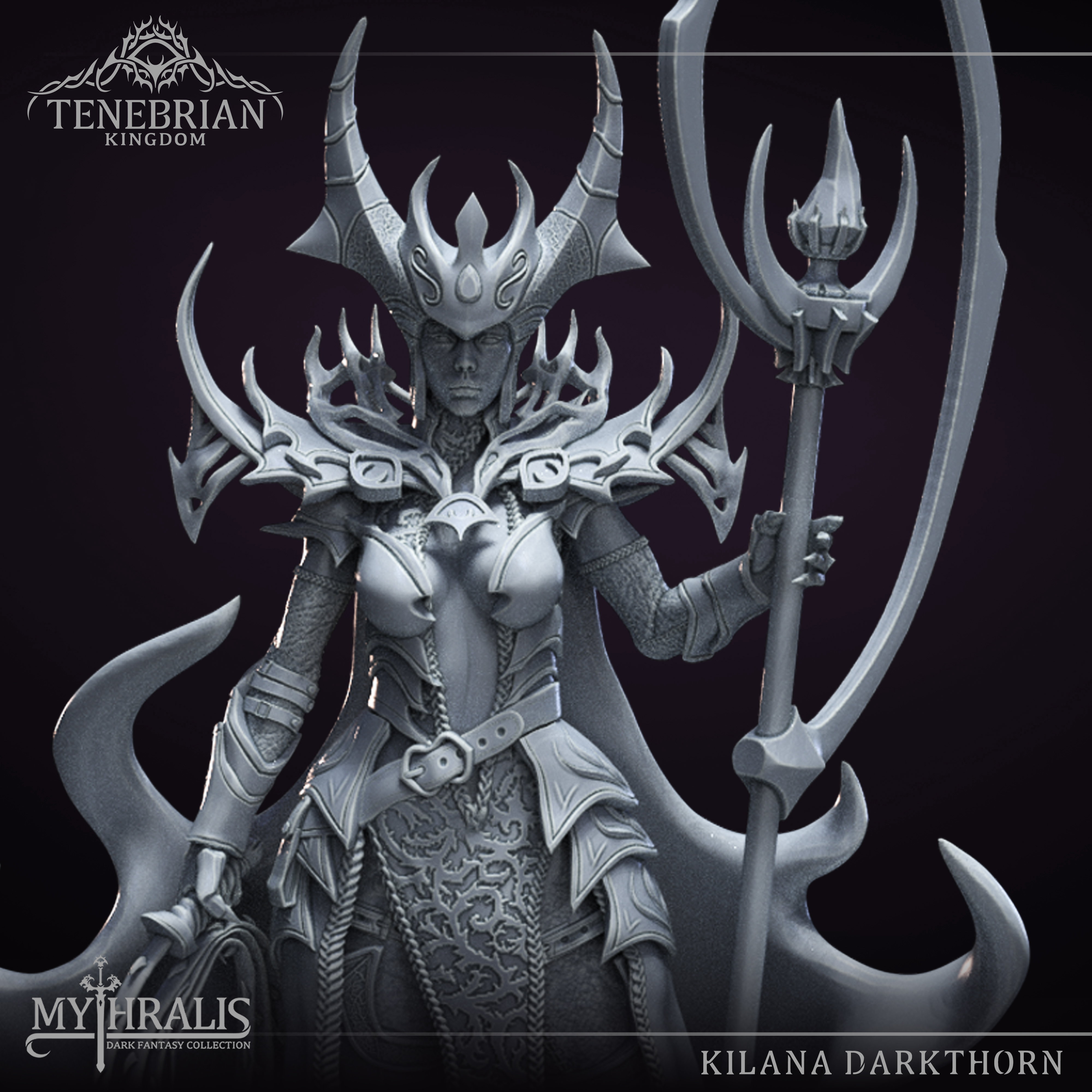 Kilana Darkthorn "Tenebrian incarned Goddess" 75mm