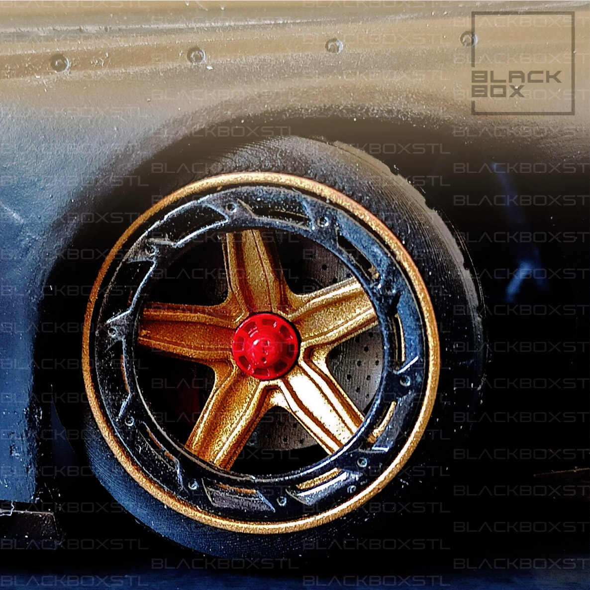 BLZR Wheel set 1-24th