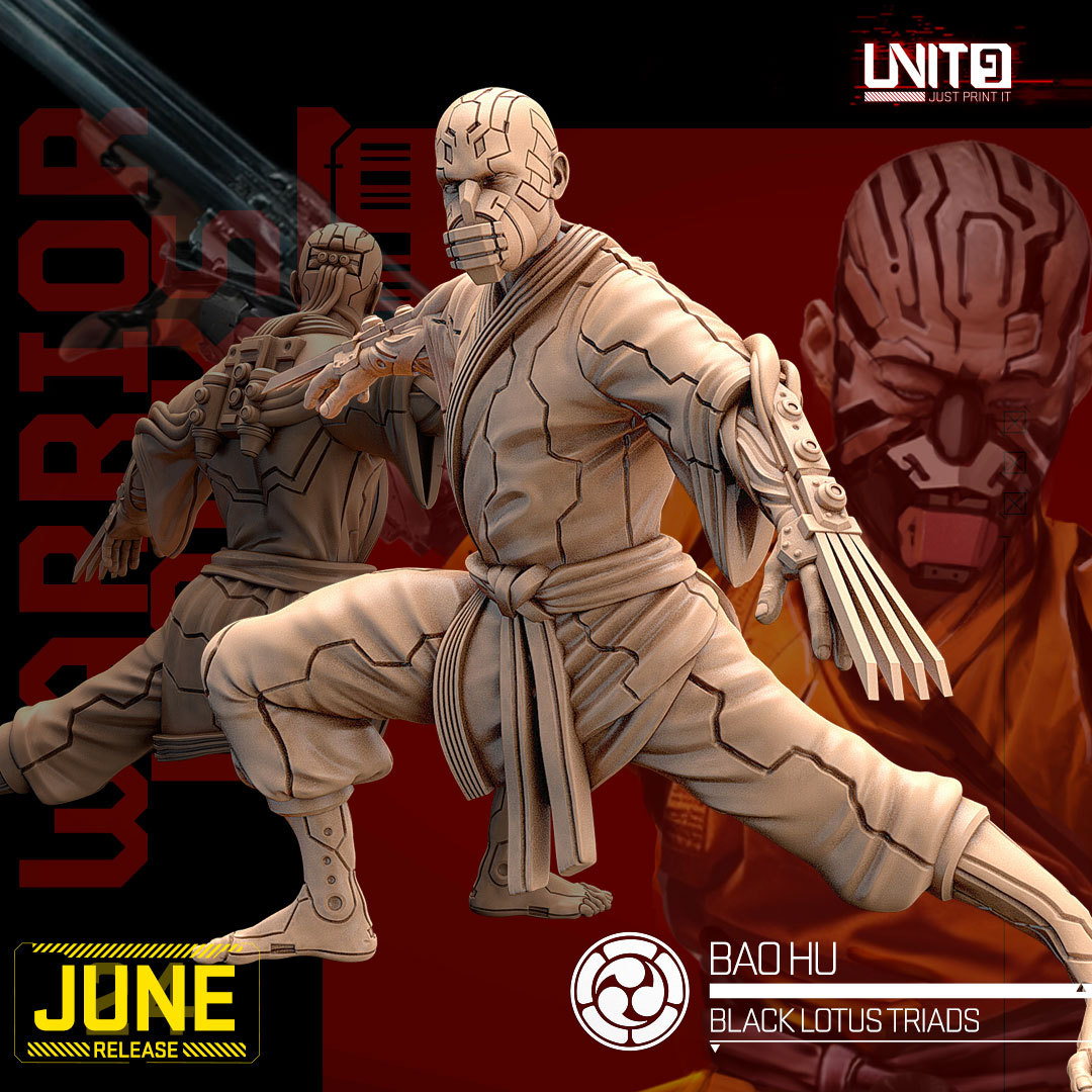 Cyberpunk - Bao Hu - Black Lotus Triad Warrior Monks