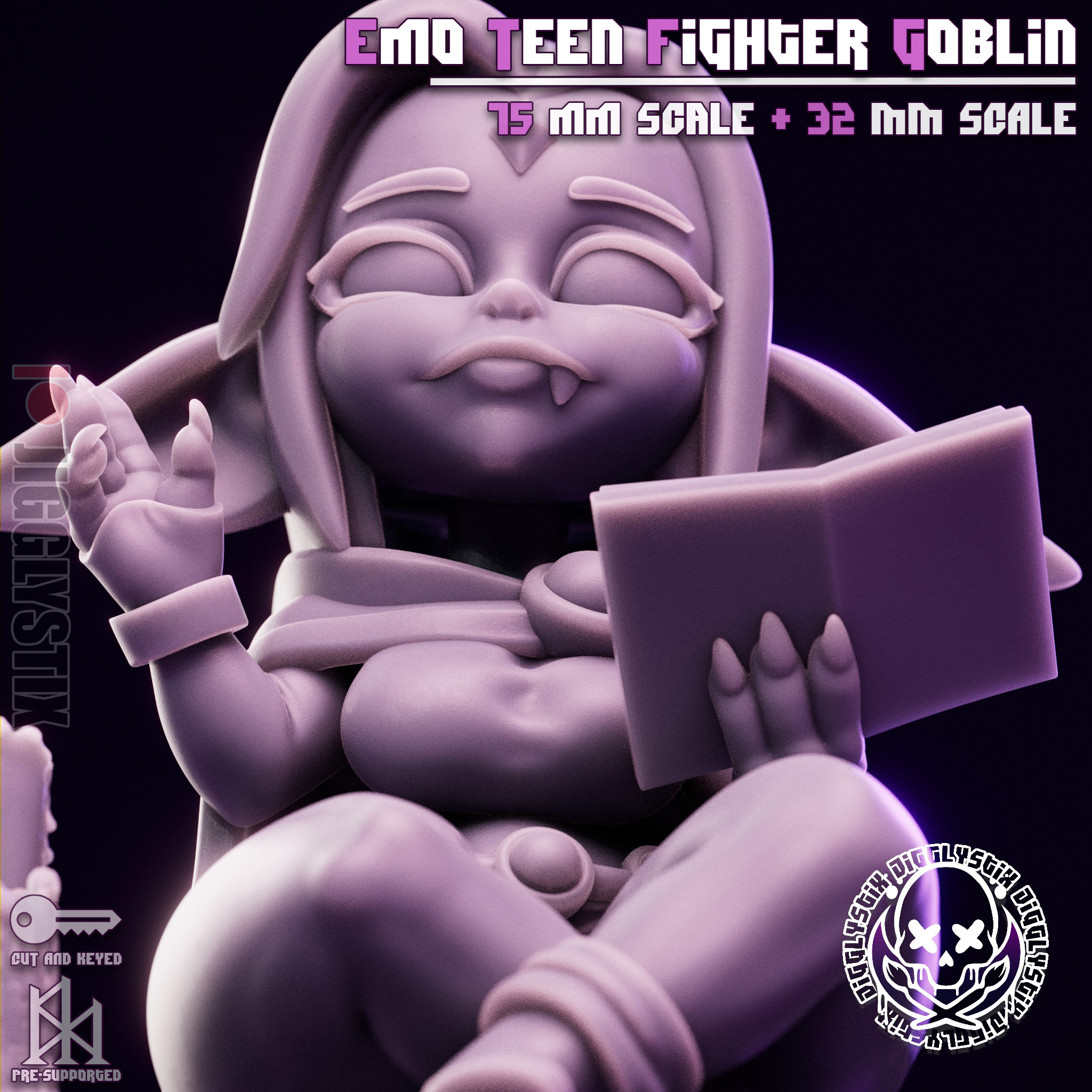 Emo Teen Fighter Goblin