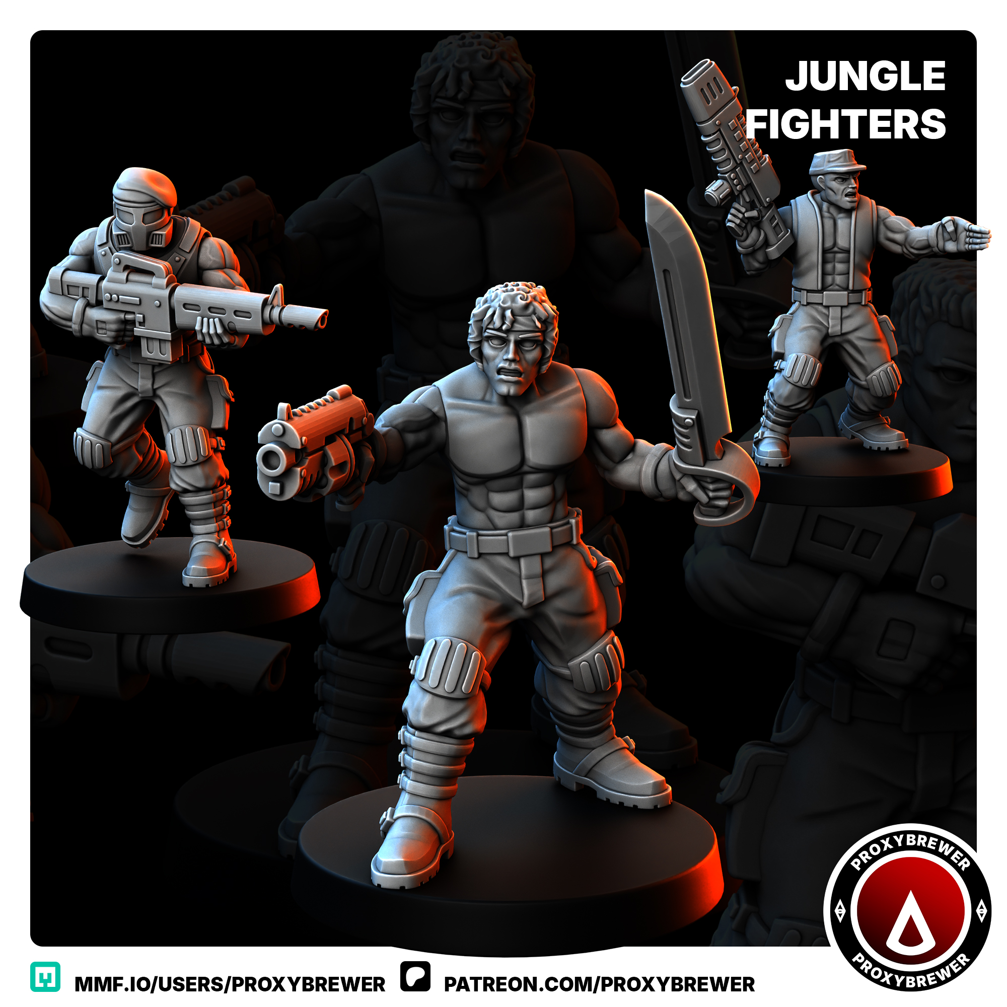 ProxyBrewer Jungle Fighters - Male Squad Builder