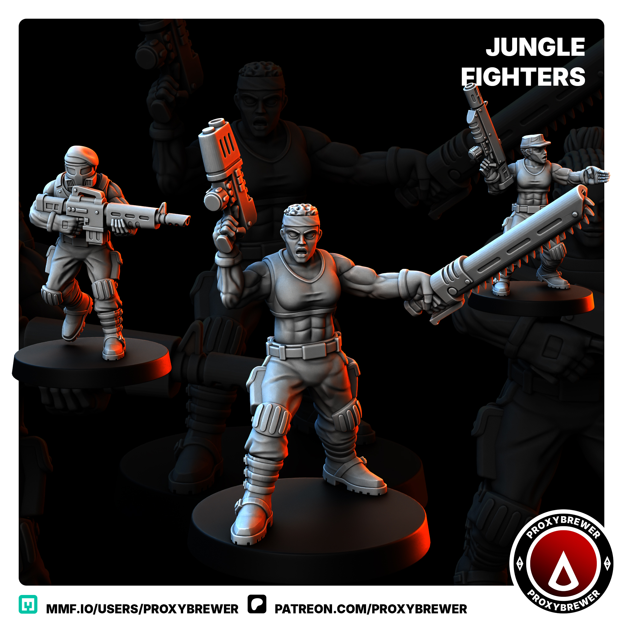 ProxyBrewer Jungle Fighters - Female Squad Builder