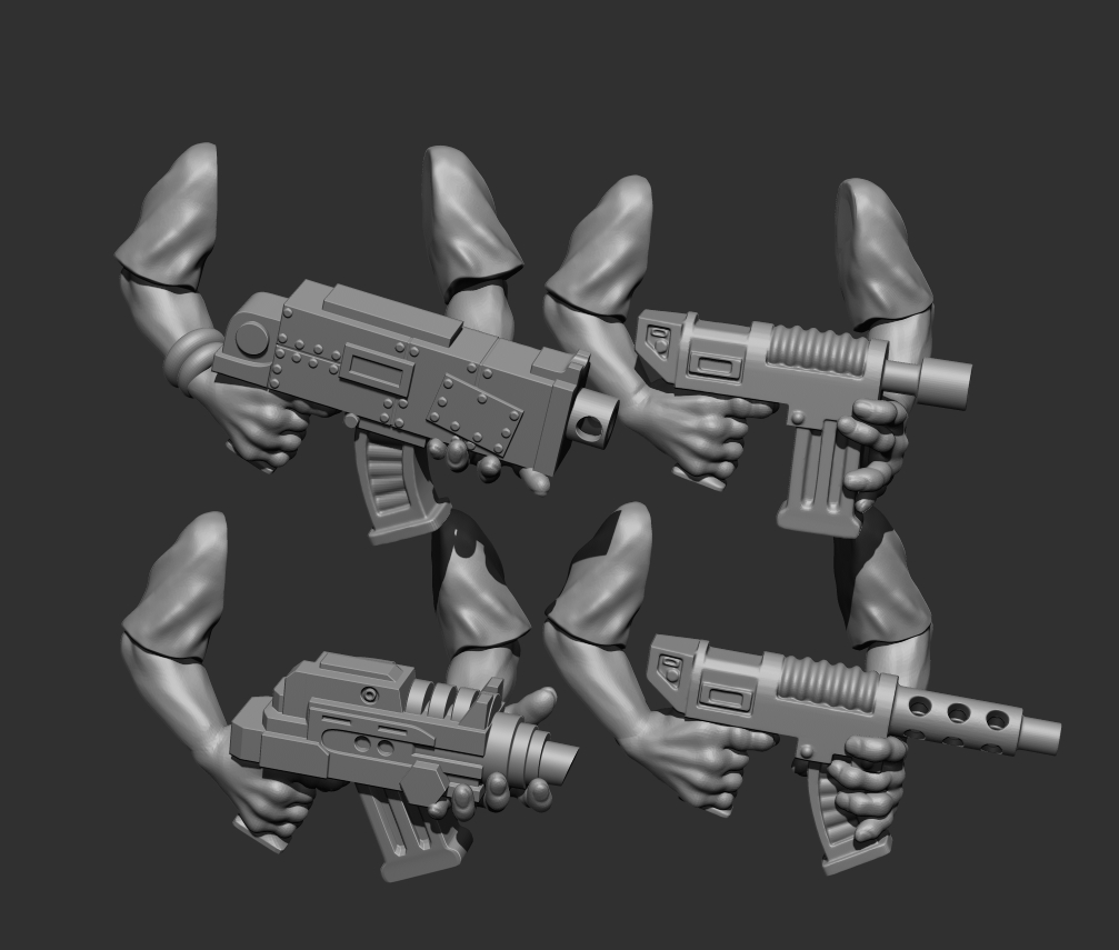 Sleeved Arms with Bolters