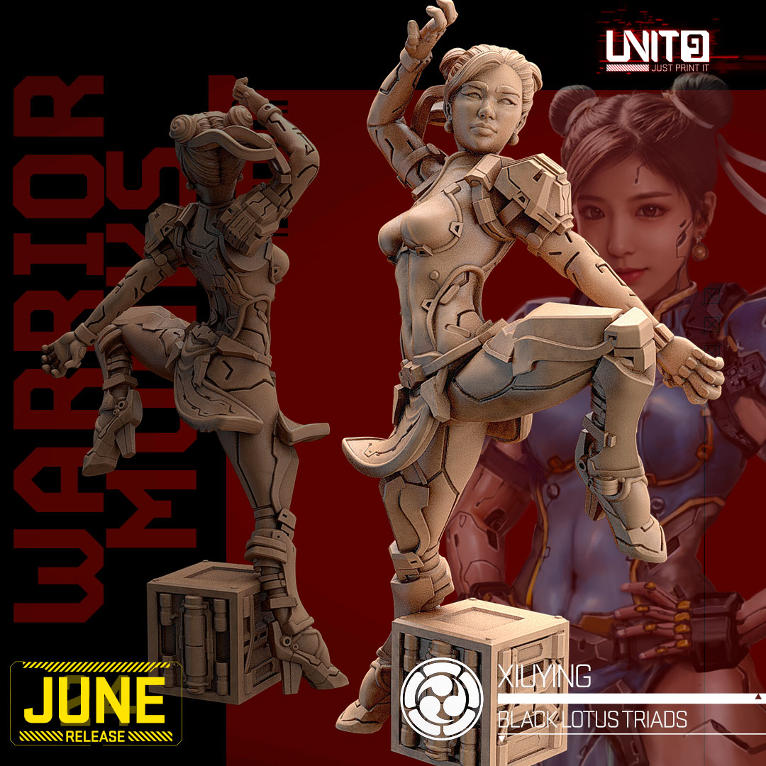 Cyberpunk - Xiu Ying - Black Lotus Triad Warrior Monks