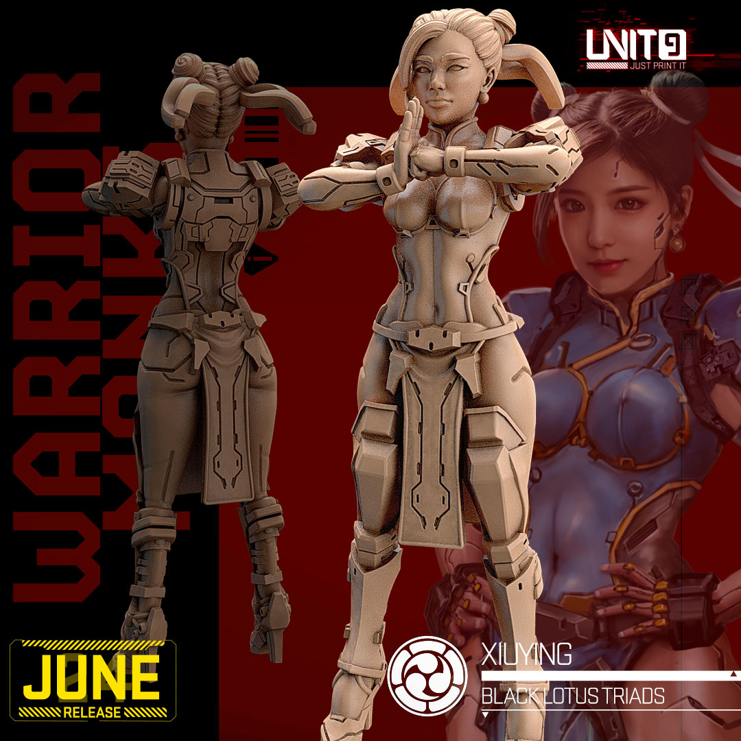 Cyberpunk - Xiu Ying - Black Lotus Triad Warrior Monks