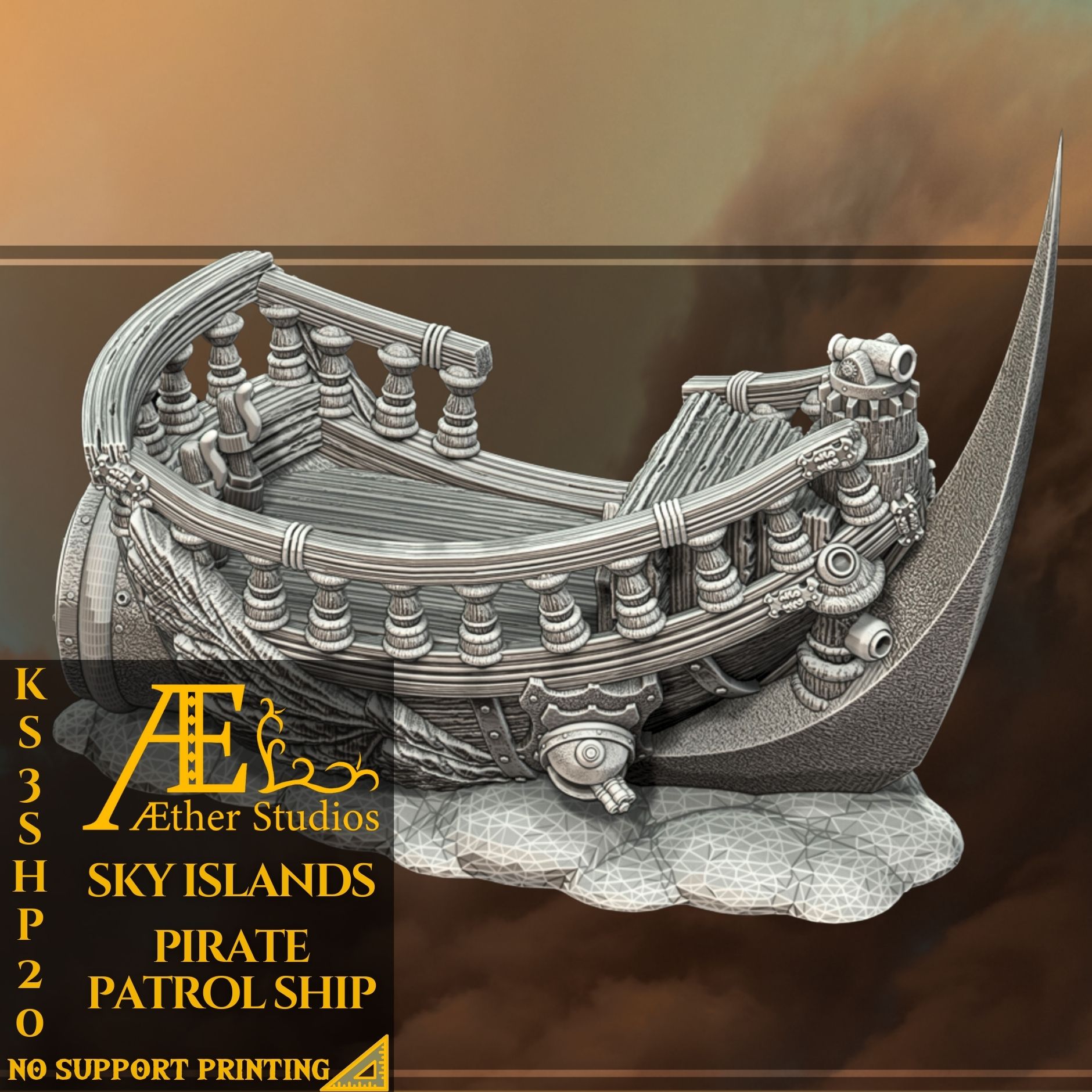KS3SHP20 – Pirate Patrol Ship