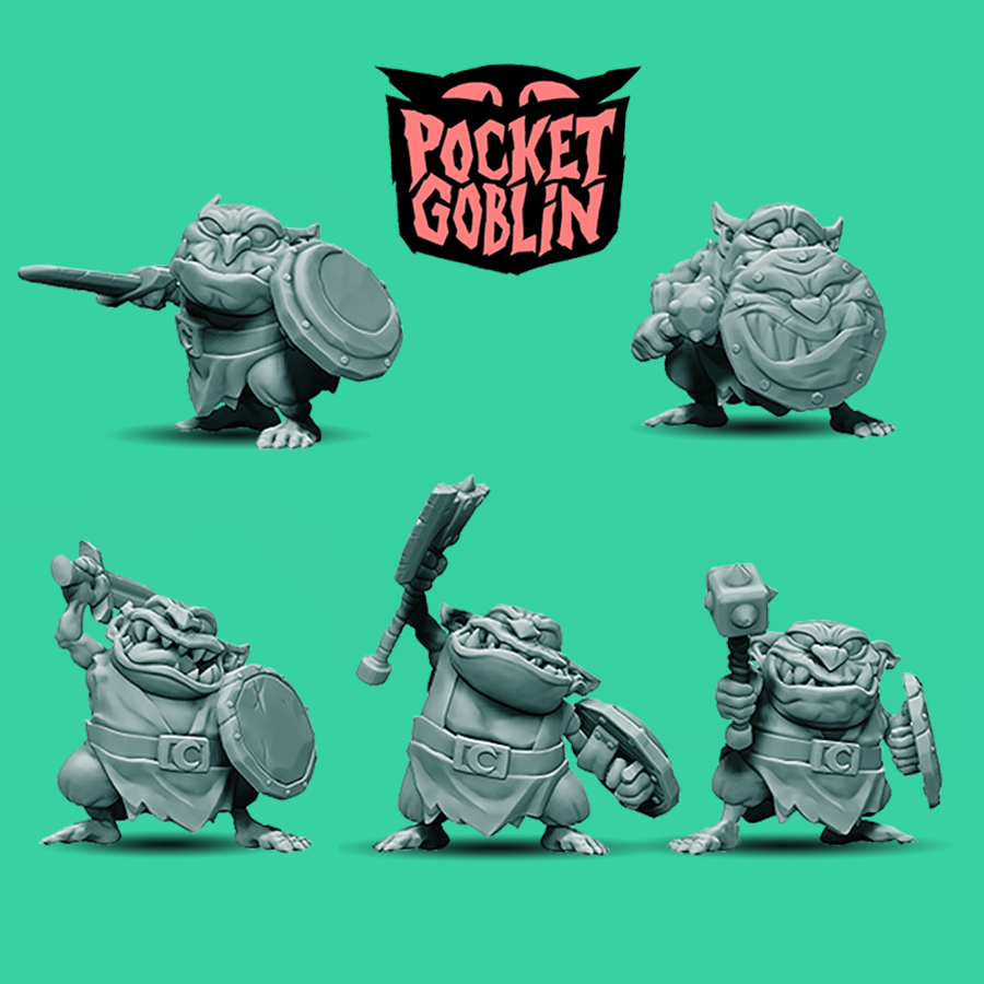 Goblins with Hand Weapons - PocketGoblin