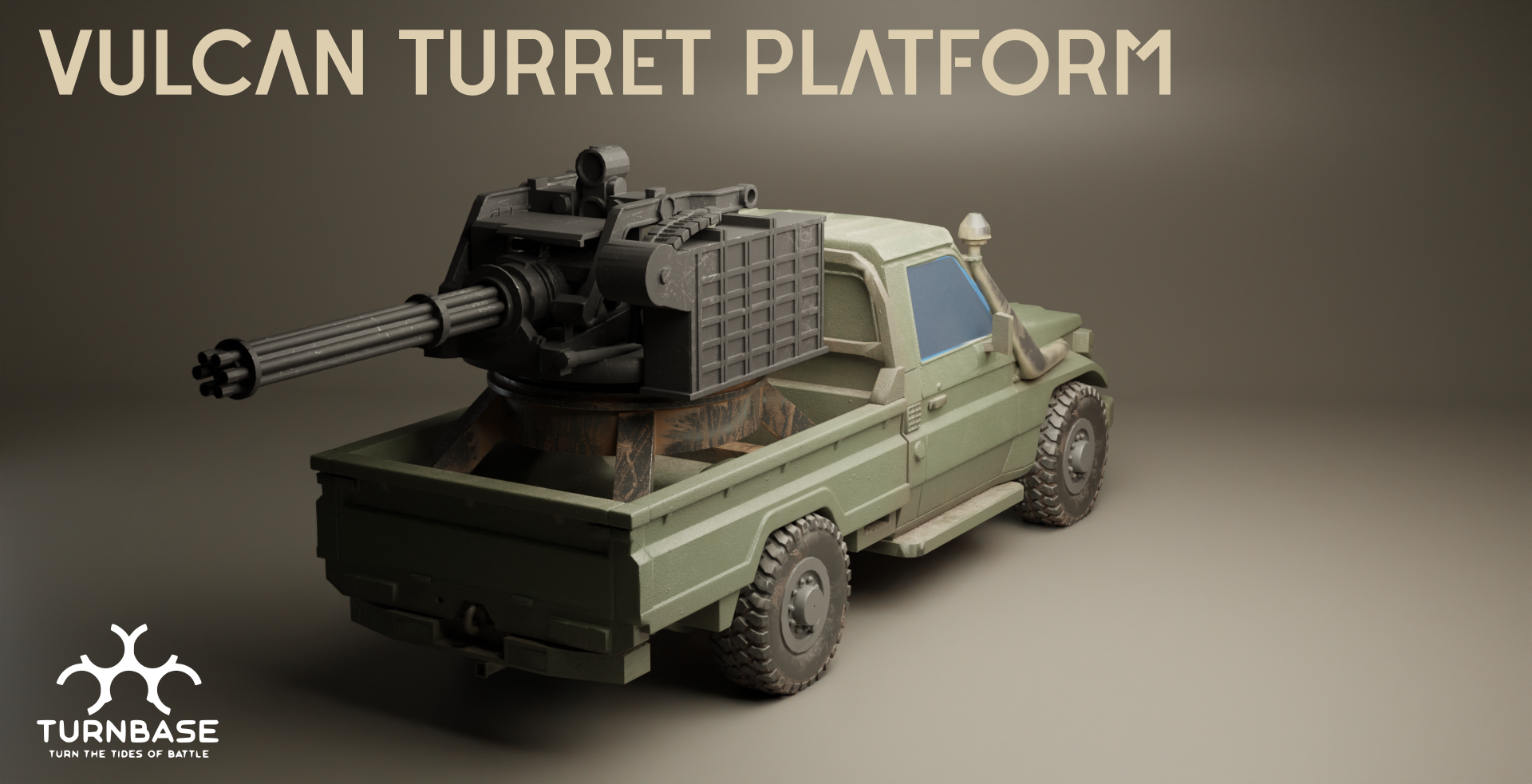 TurnBase Miniatures: M61 Vulcan Turret Platform