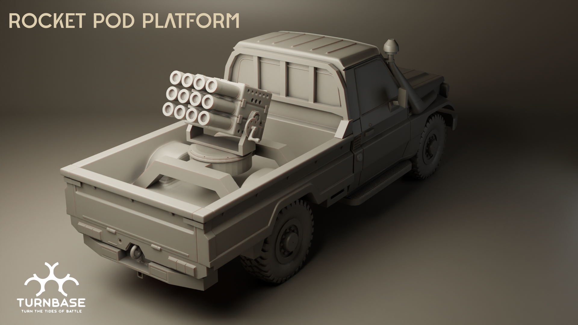 TurnBase Miniatures: Rocket Pod Platform